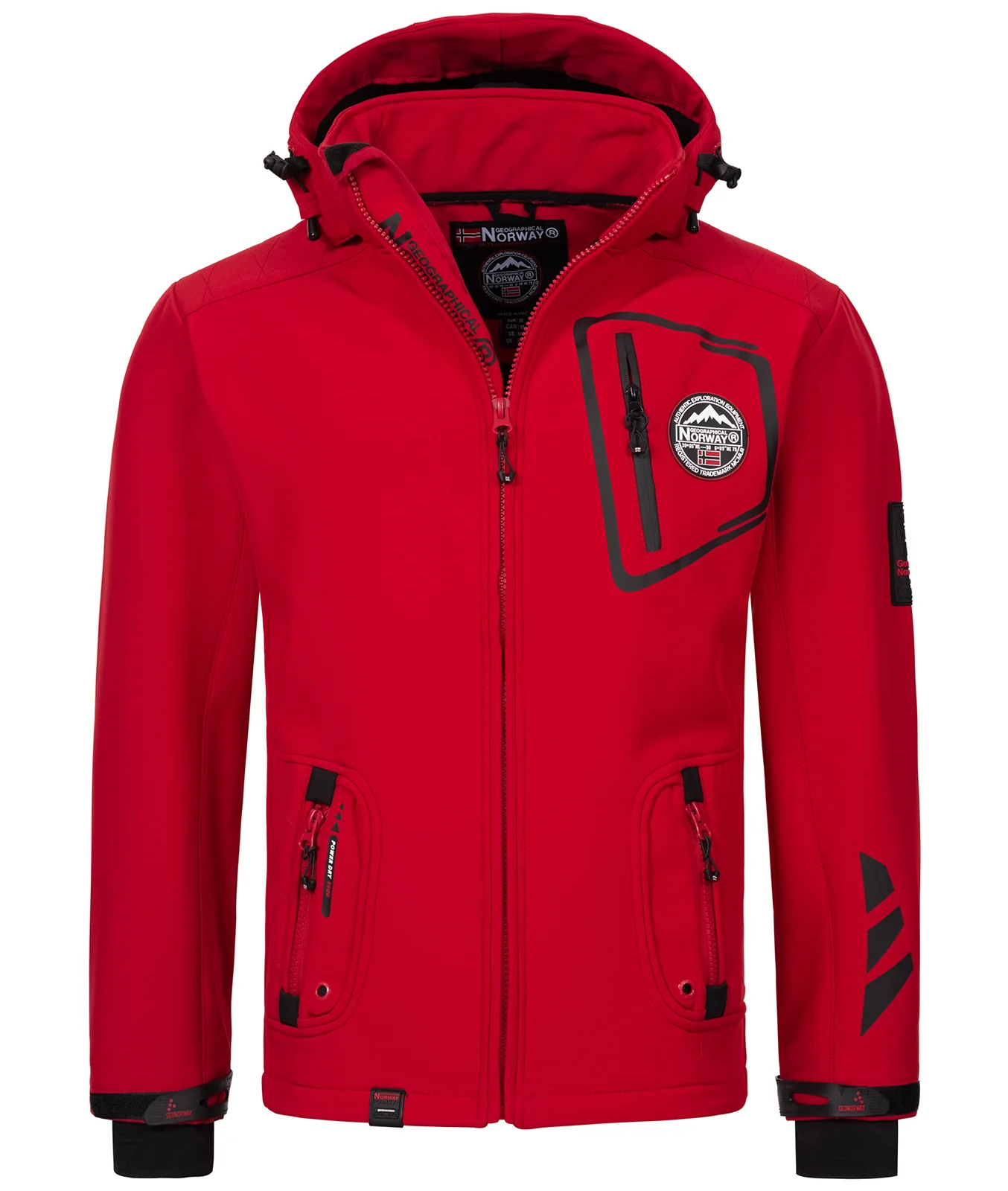 Geographical Norway Herren Softshell Jacke mit Kapuze H-266 - Image 12