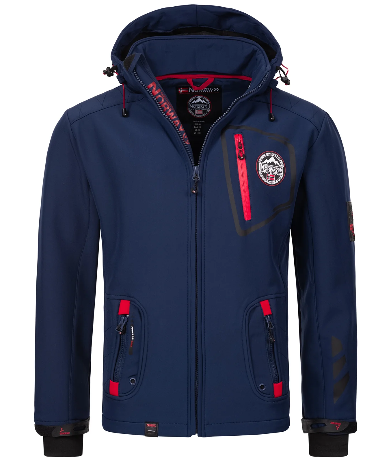 Geographical Norway Herren Softshell Jacke mit Kapuze H-266 - Image 15