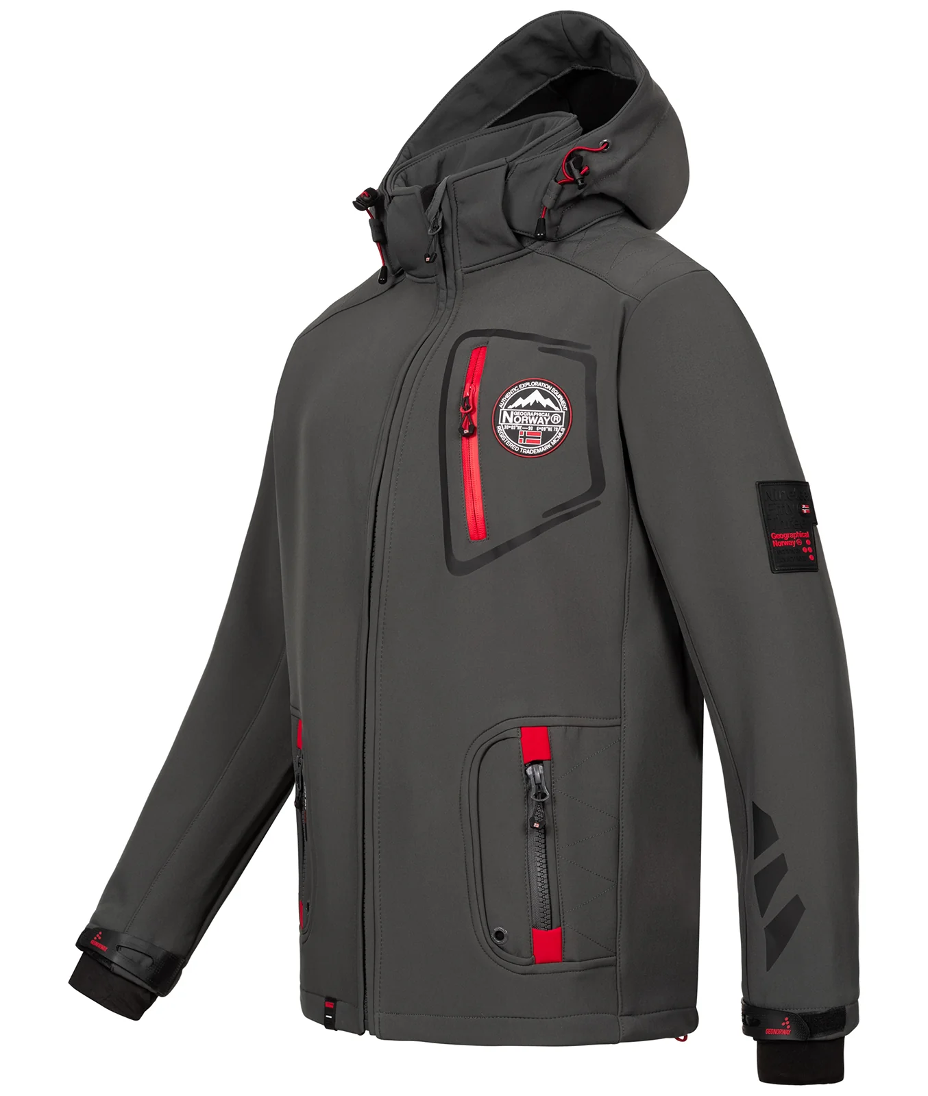 Geographical Norway Herren Softshell Jacke mit Kapuze H-266 - Image 21