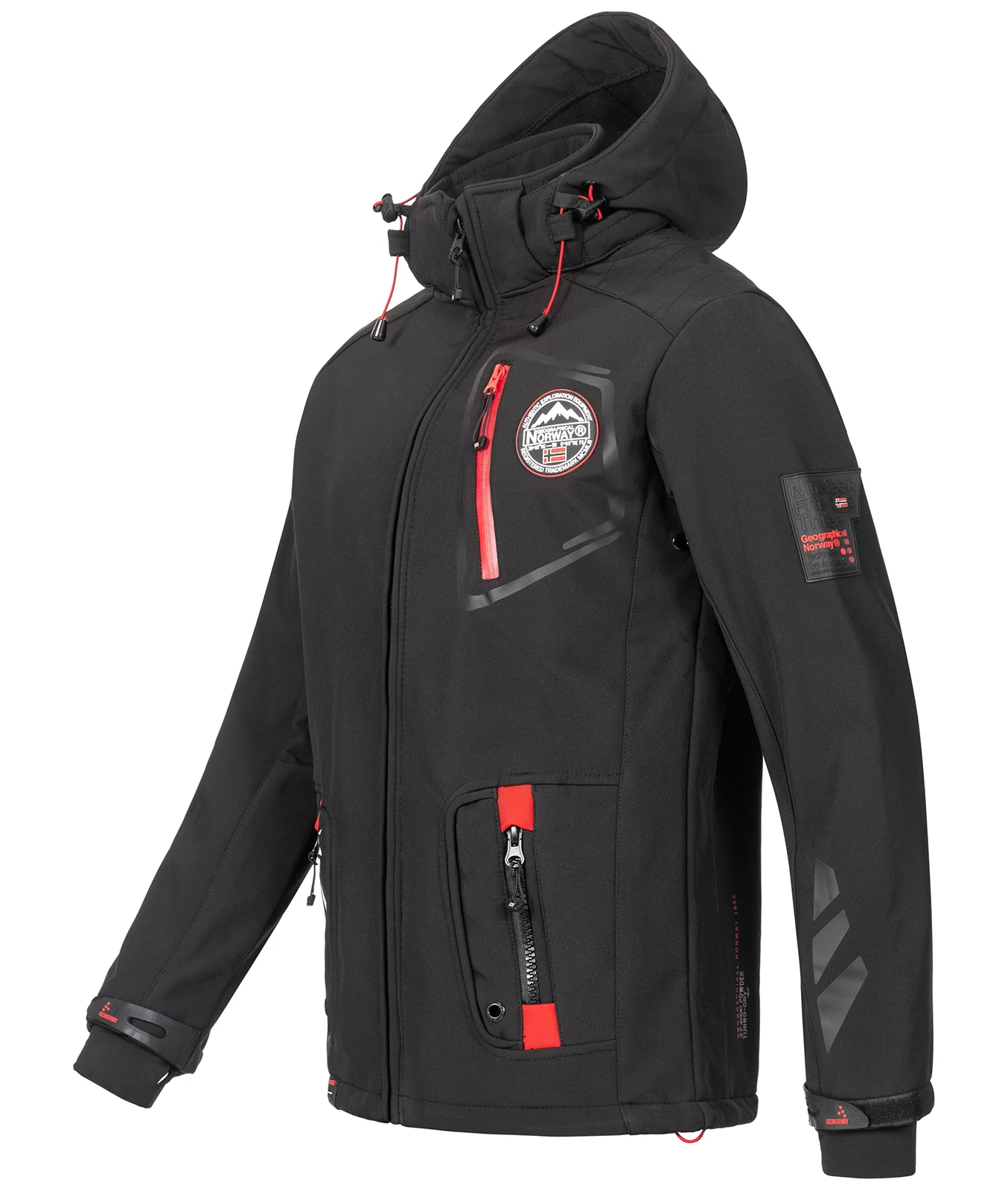 Geographical Norway Herren Softshell Jacke mit Kapuze H-266 - Image 3
