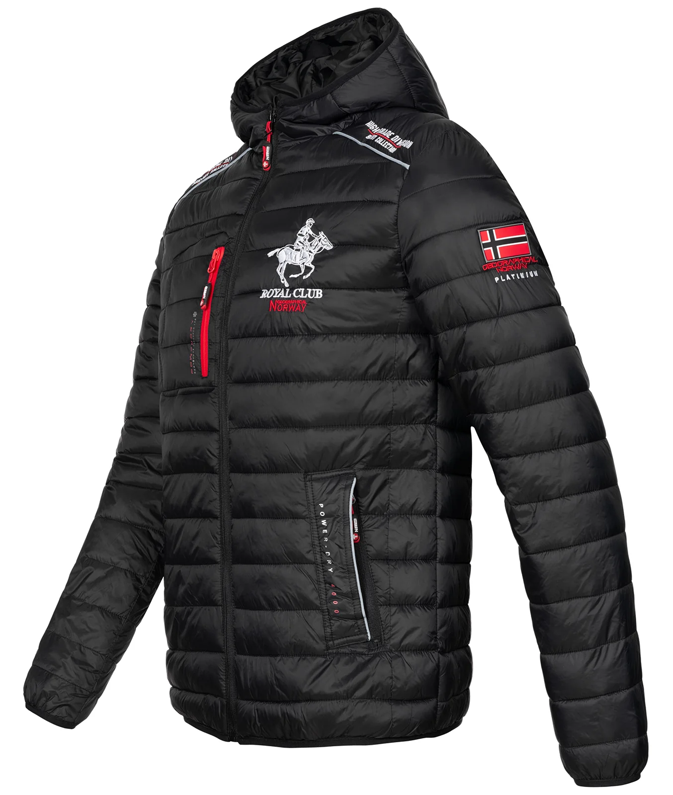Geographical Norway Herren Steppjacke mit Kapuze H-262 - Image 9