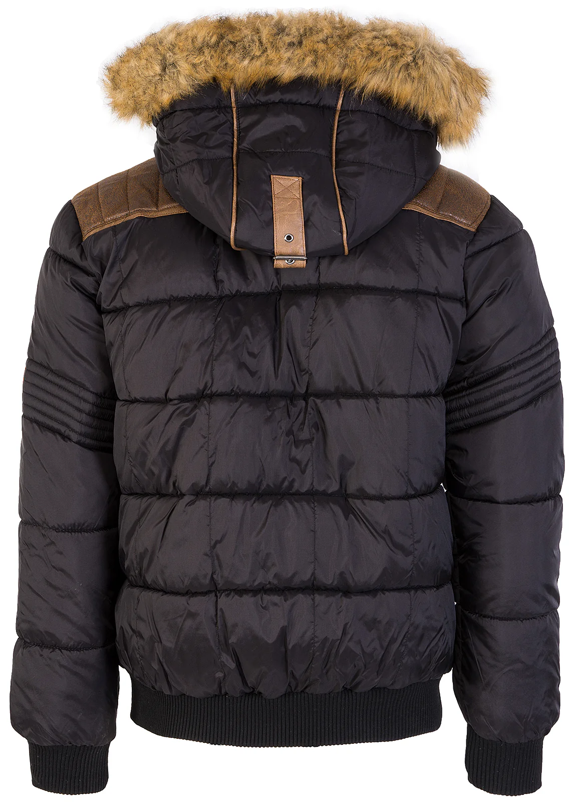 Geographical Norway Herren Winter Jacke Kunstfellkragen H-216 - Image 3