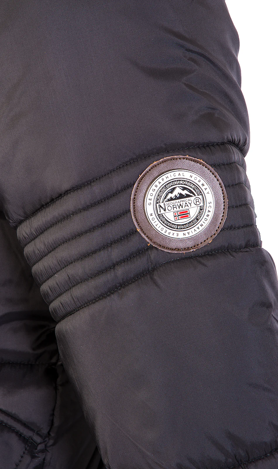 Geographical Norway Herren Winter Jacke Kunstfellkragen H-216 - Image 4