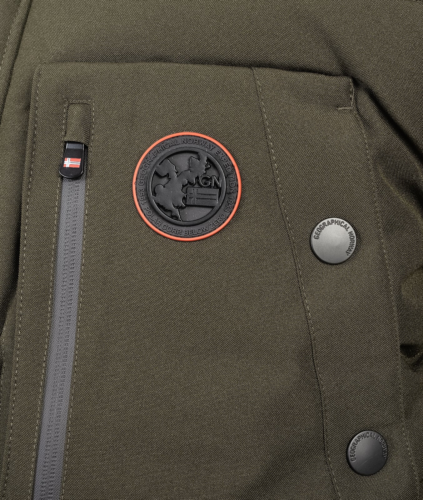 Geographical Norway Herren Winter Jacke mit Kapuze H-241 - Image 11