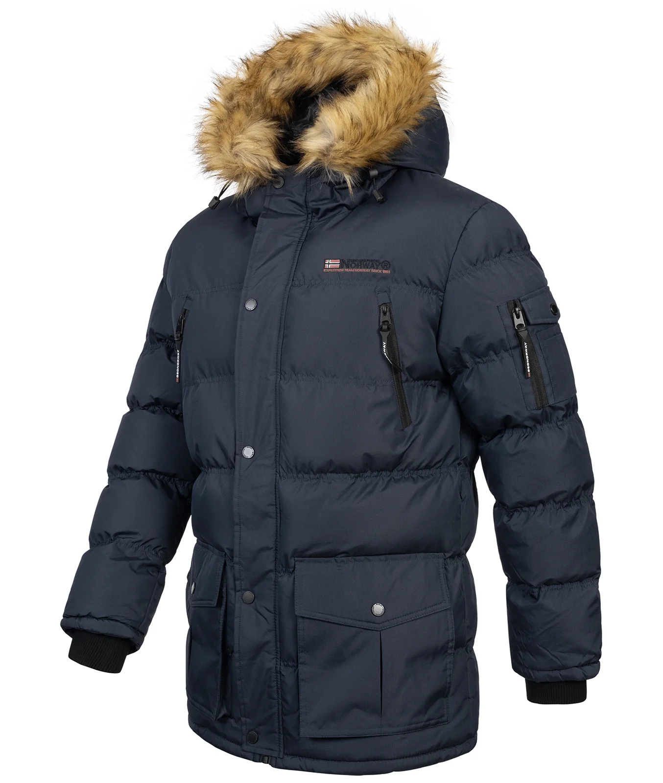 Geographical Norway Herren Winter Jacke mit Kapuze H-242 - Image 3