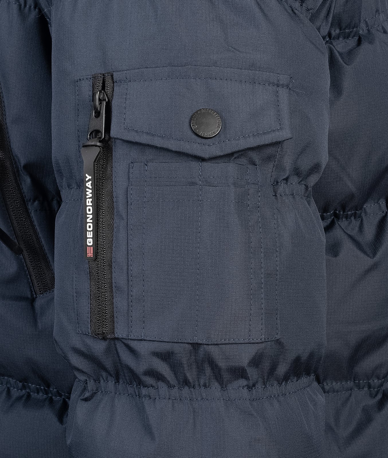 Geographical Norway Herren Winter Jacke mit Kapuze H-242 - Image 7