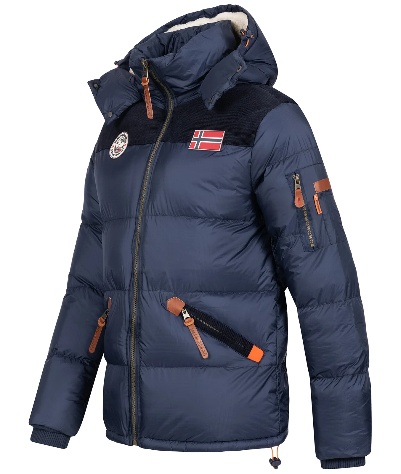 Geographical Norway Herren Winter Jacke mit Kapuze H-253 - Image 10