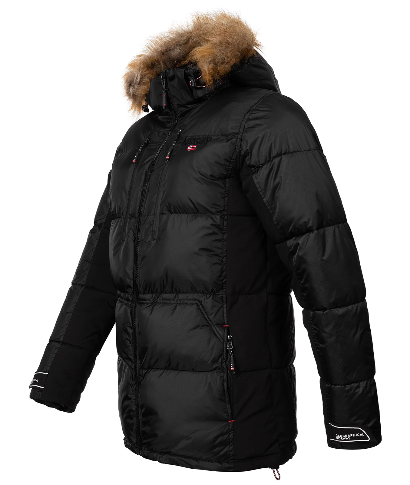 Geographical Norway Herren Winter Jacke mit Kunstfellkragen H-261 - Image 2