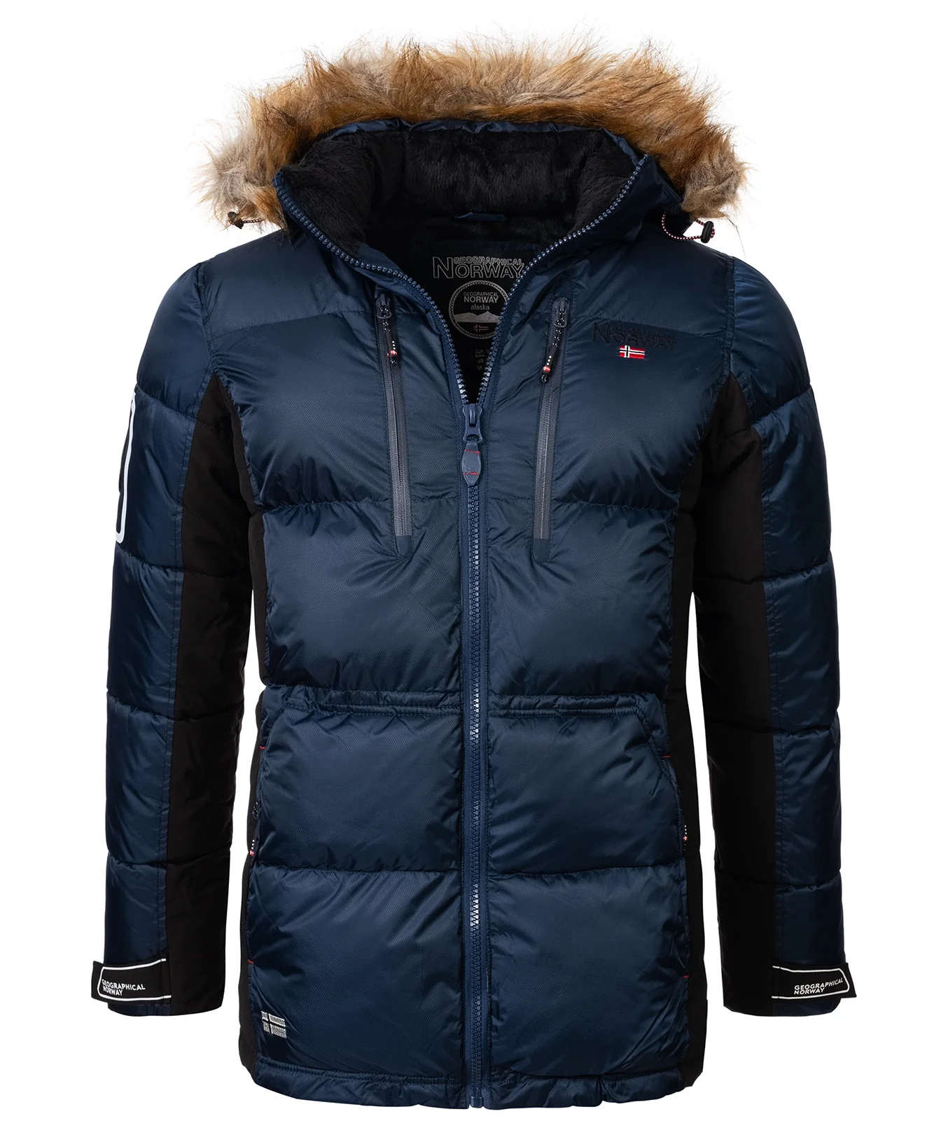 Geographical Norway Herren Winter Jacke mit Kunstfellkragen H-261 - Image 8
