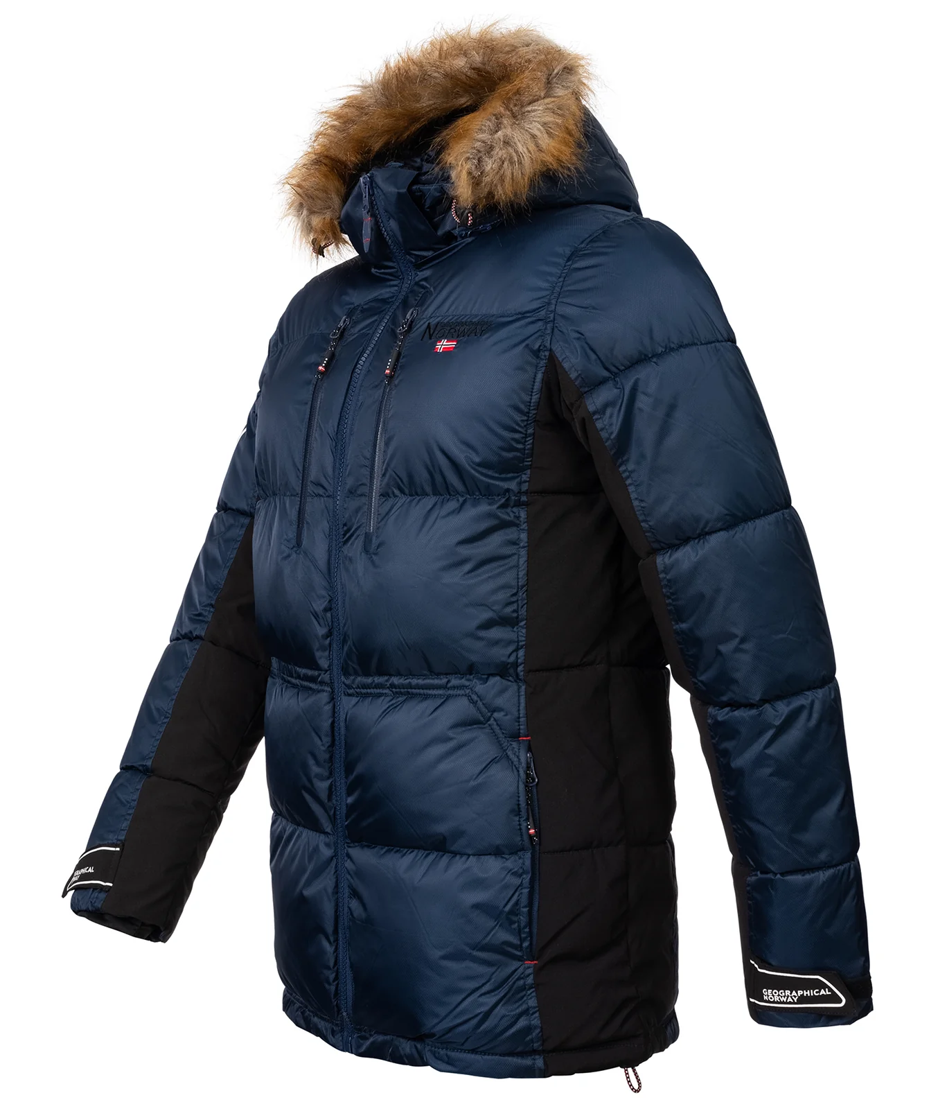 Geographical Norway Herren Winter Jacke mit Kunstfellkragen H-261 - Image 9