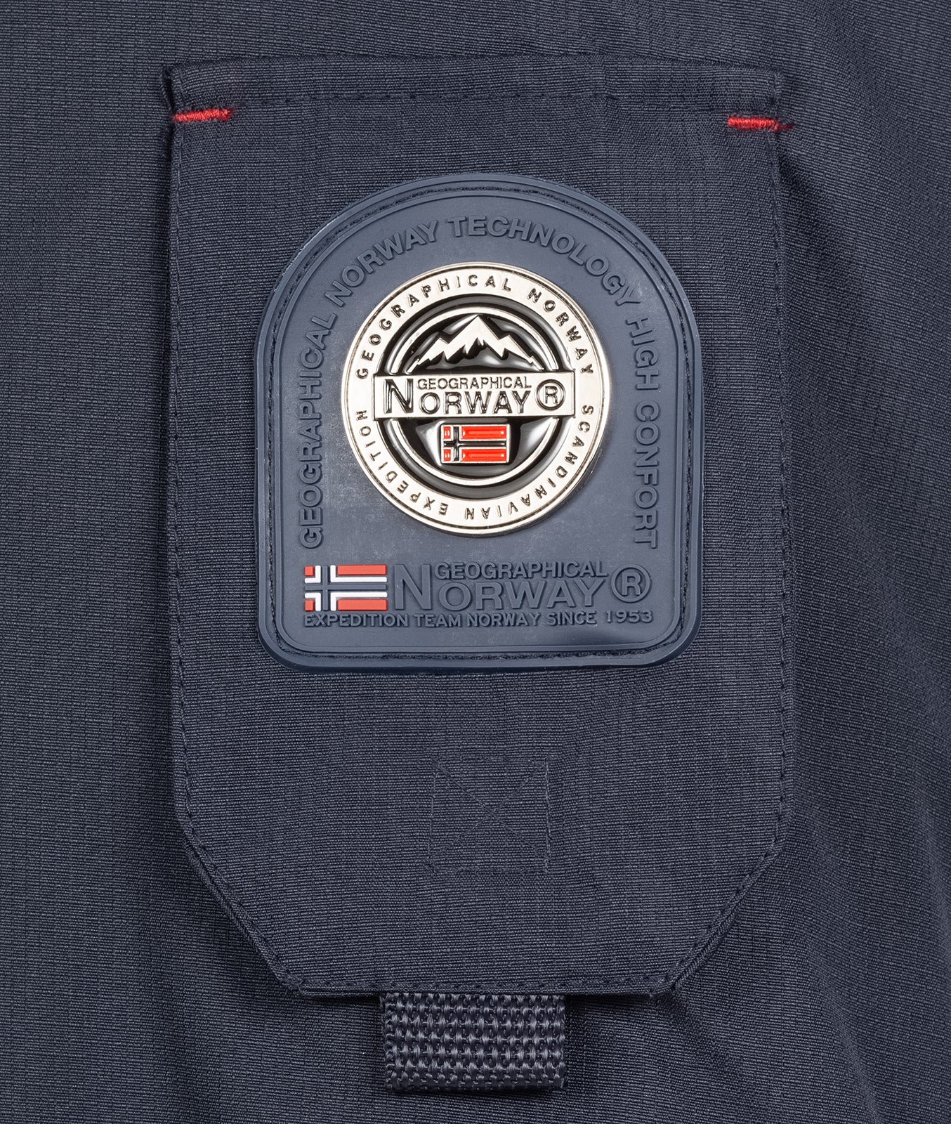 Geographical Norway Herren Winter Jacke Parka mit Kunstfell H-229 - Image 5