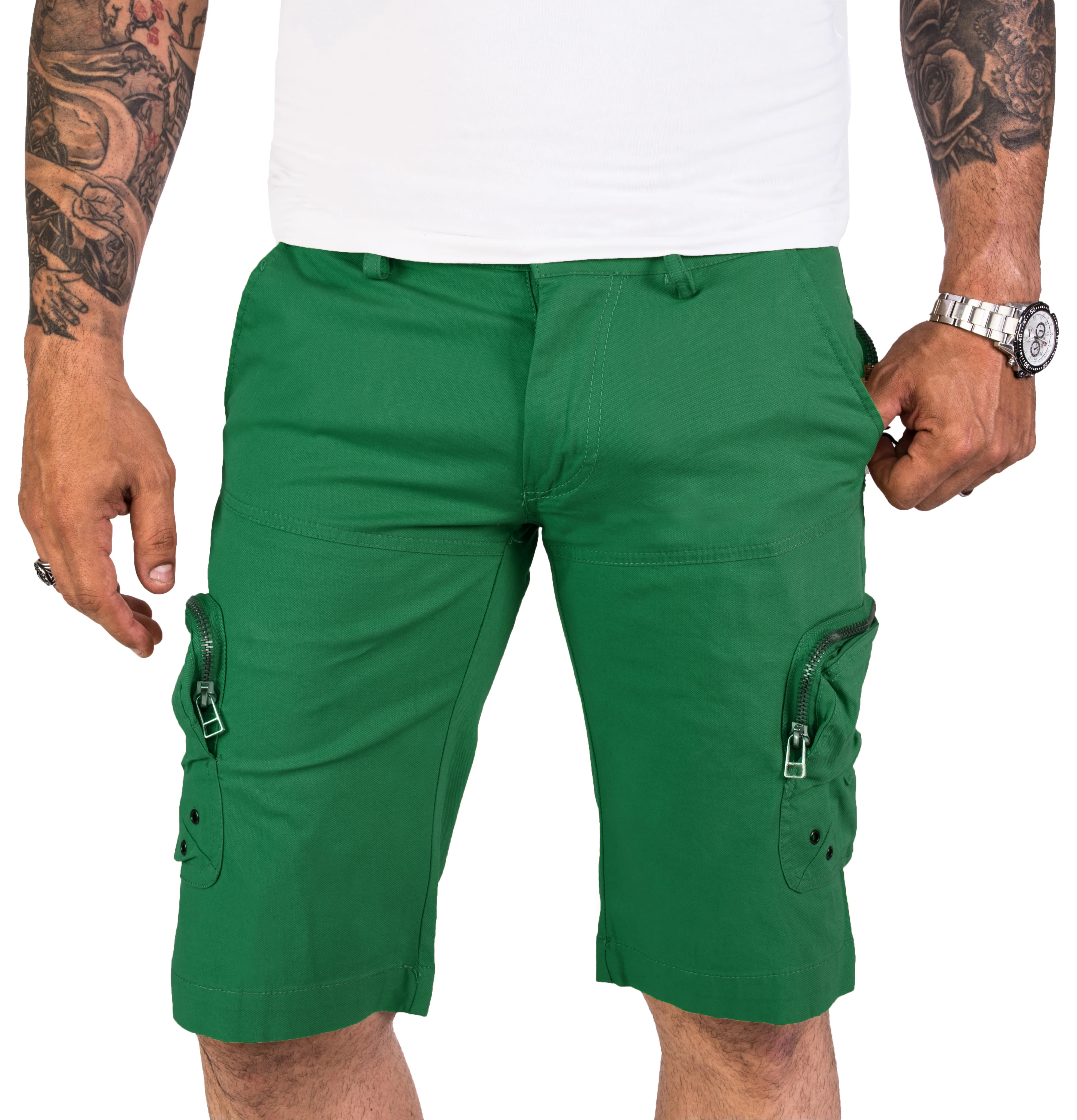 Herren Cargo Shorts mit Seitentaschen H-190 - Image 3