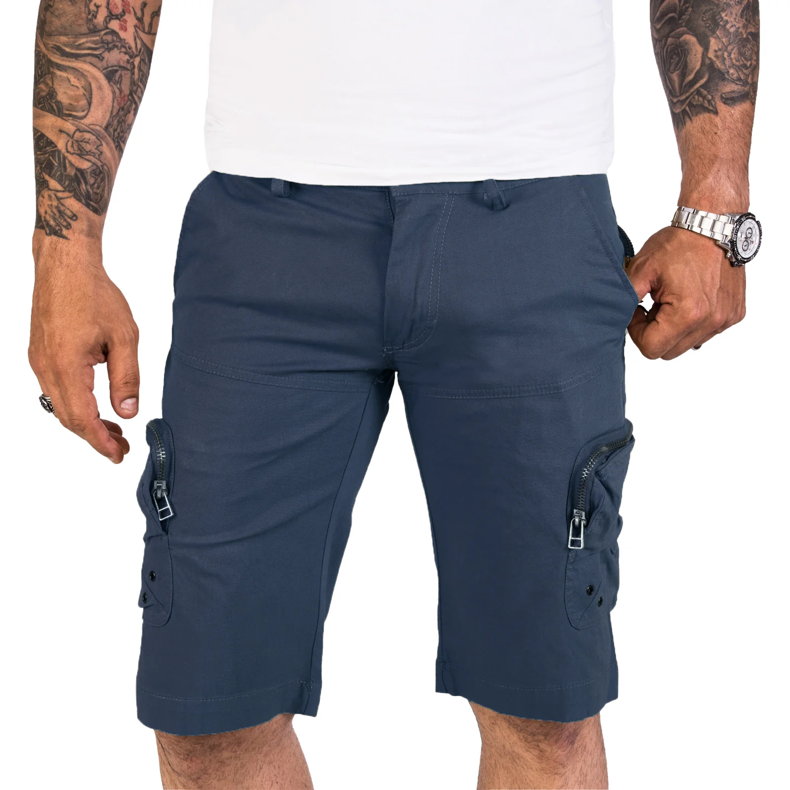 Herren Cargo Shorts mit Seitentaschen H-190 - Image 4