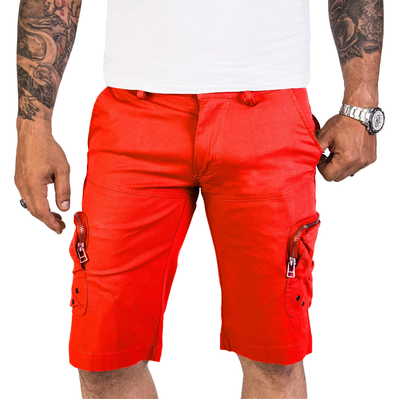 Herren Cargo Shorts mit Seitentaschen H-190 - Image 6
