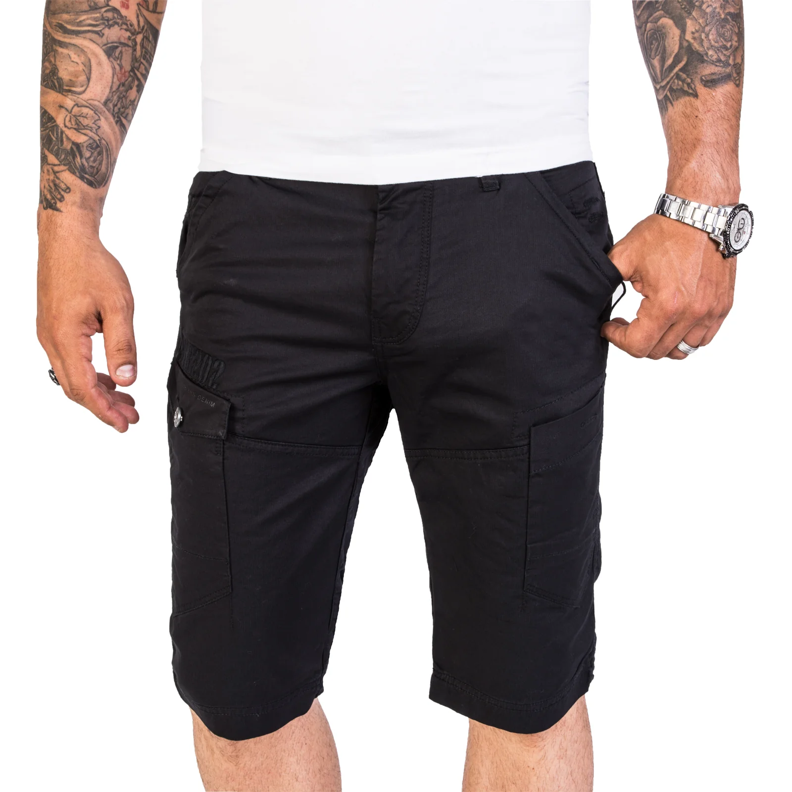 Herren Cargo Shorts mit Seitentaschen H-192
