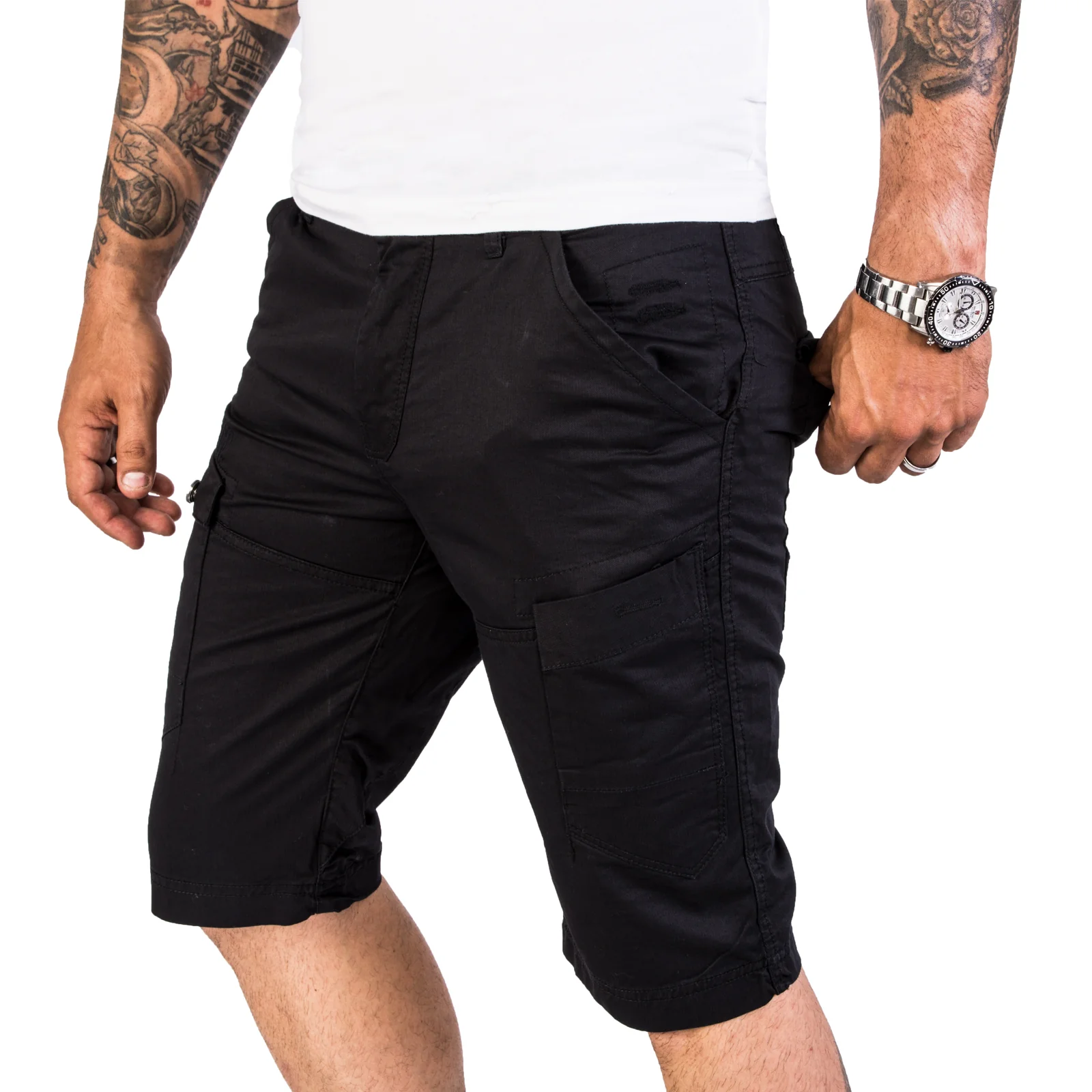 Herren Cargo Shorts mit Seitentaschen H-192 - Image 2