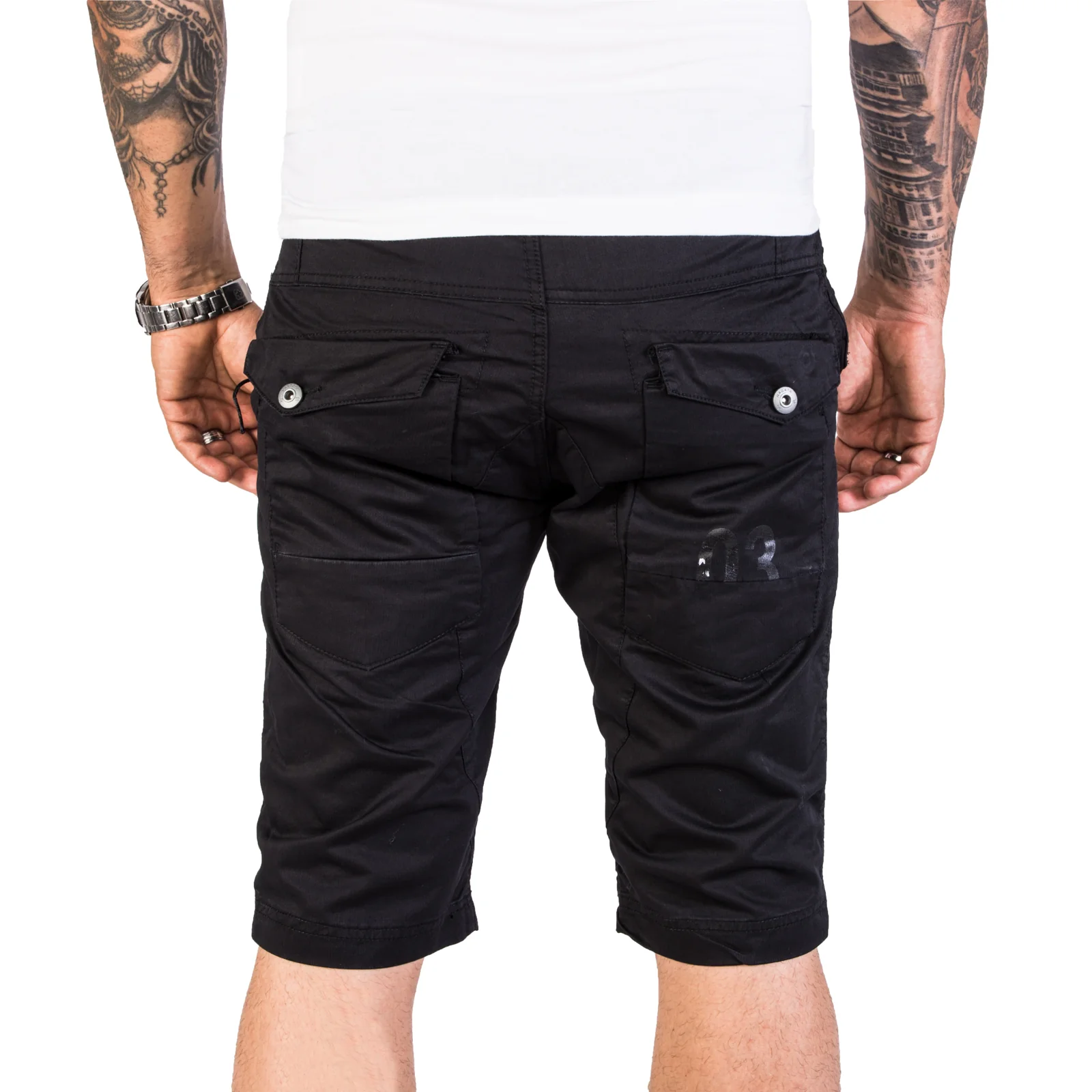 Herren Cargo Shorts mit Seitentaschen H-192 - Image 3