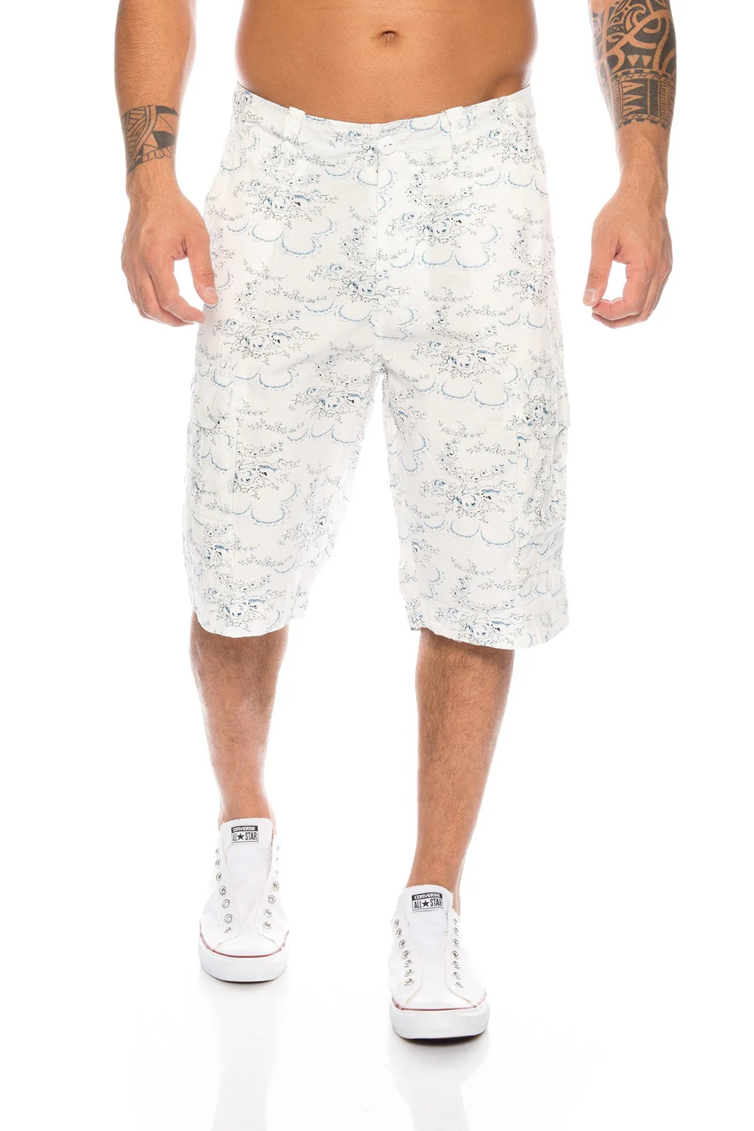 Herren Cargo Shorts mit Taschen H-110