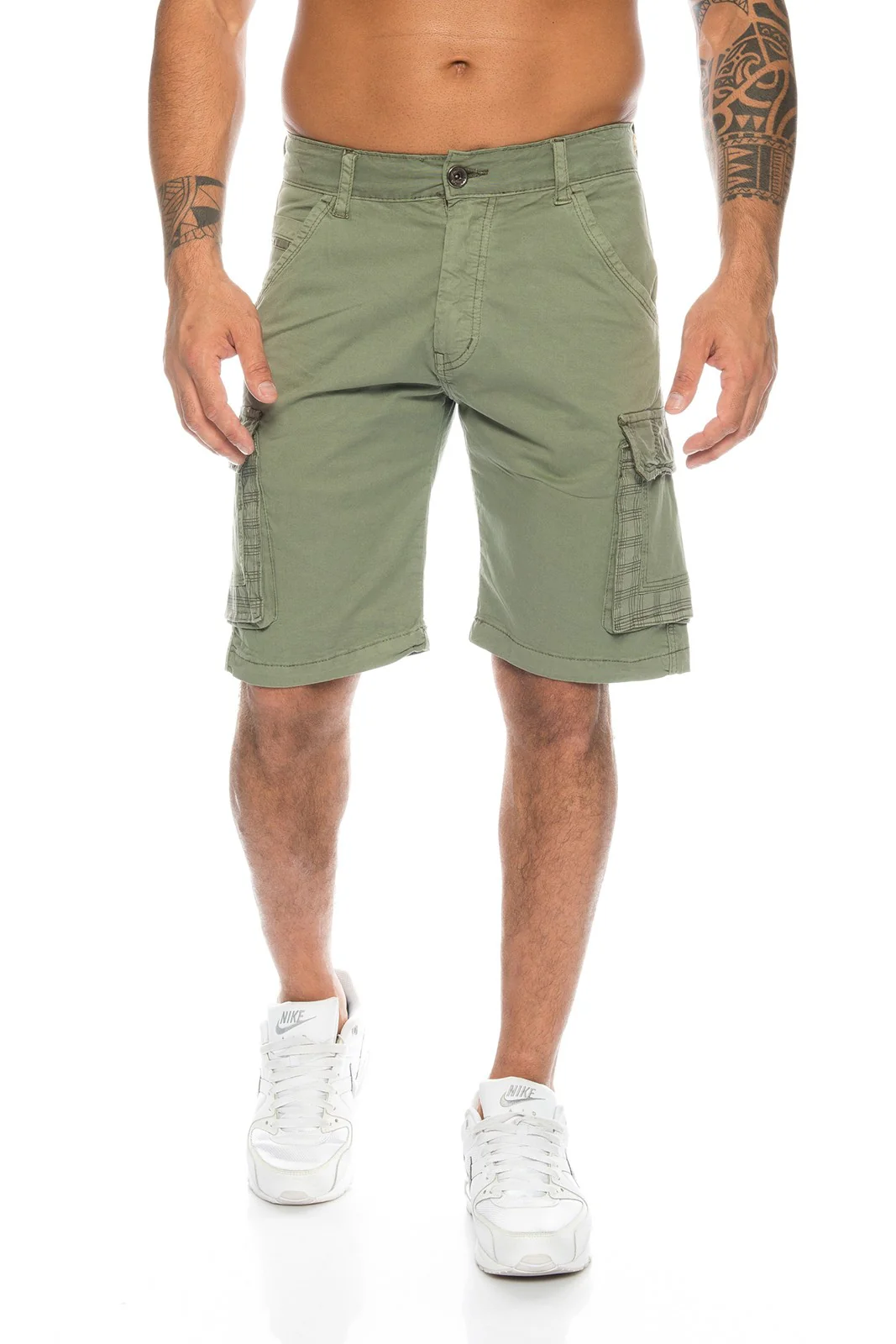 Herren Cargo Shorts Vintage Army-Style H-116 - Image 3
