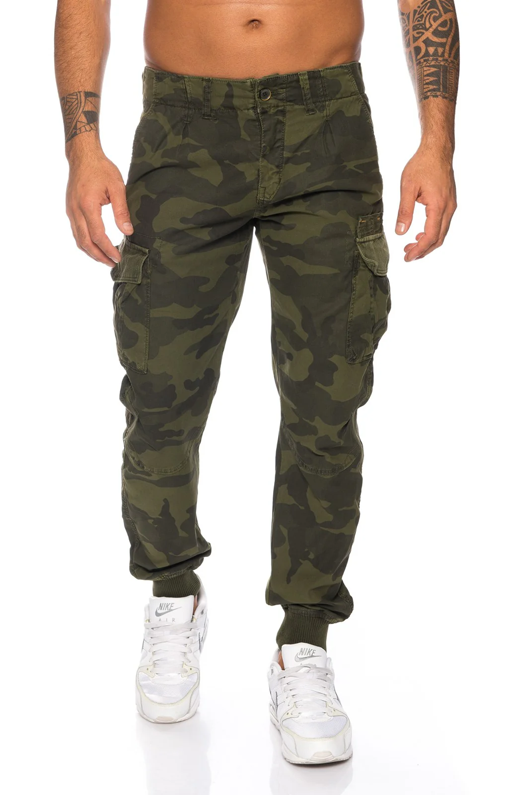 Herren Cargohose Army-Look Herrenhose H-099 - Image 10