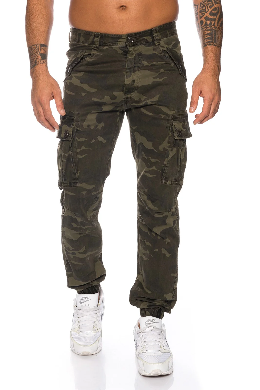 Herren Cargohose Army-Look Herrenhose H-099 - Image 11