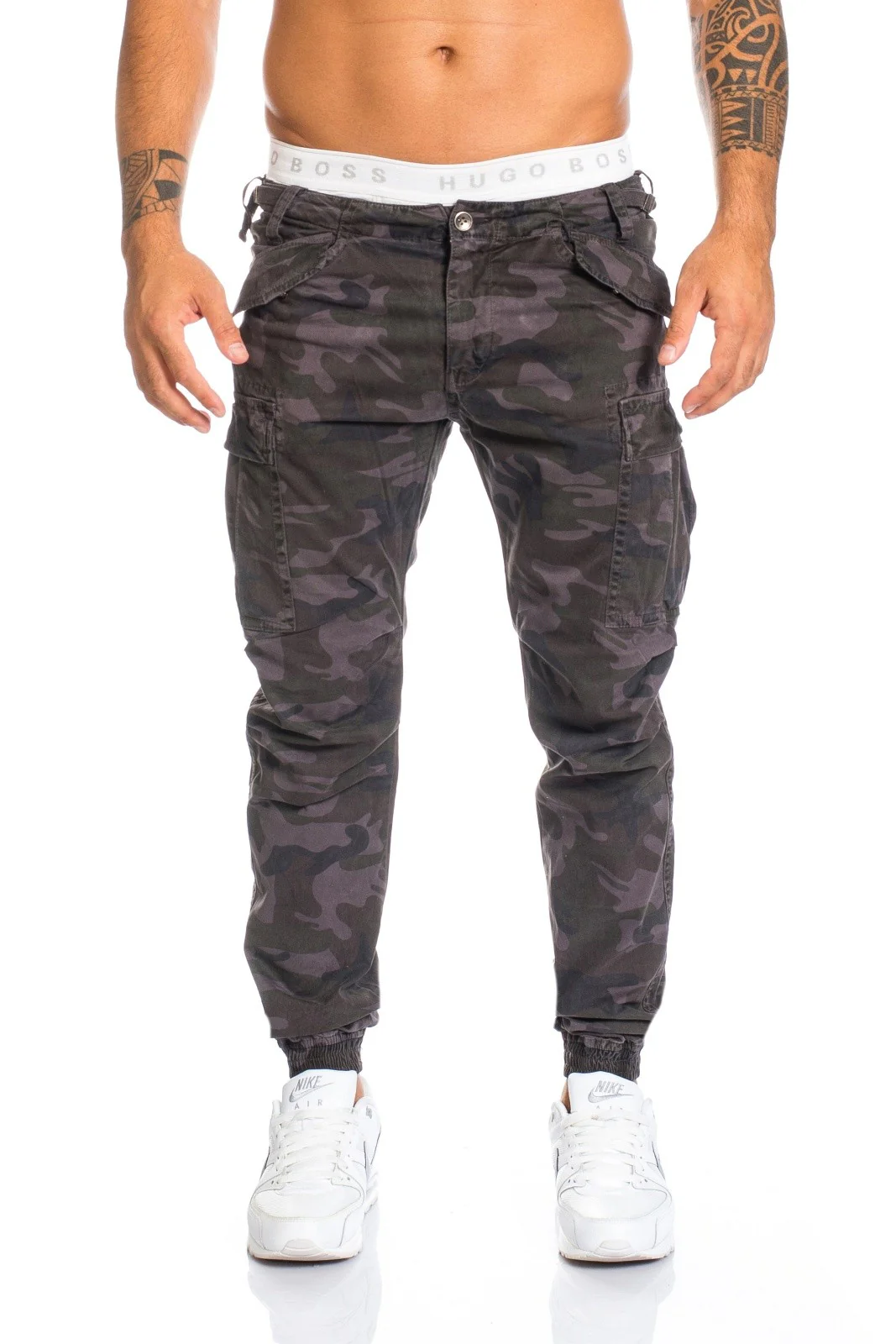 Herren Cargohose Army-Look Herrenhose H-099 - Image 2