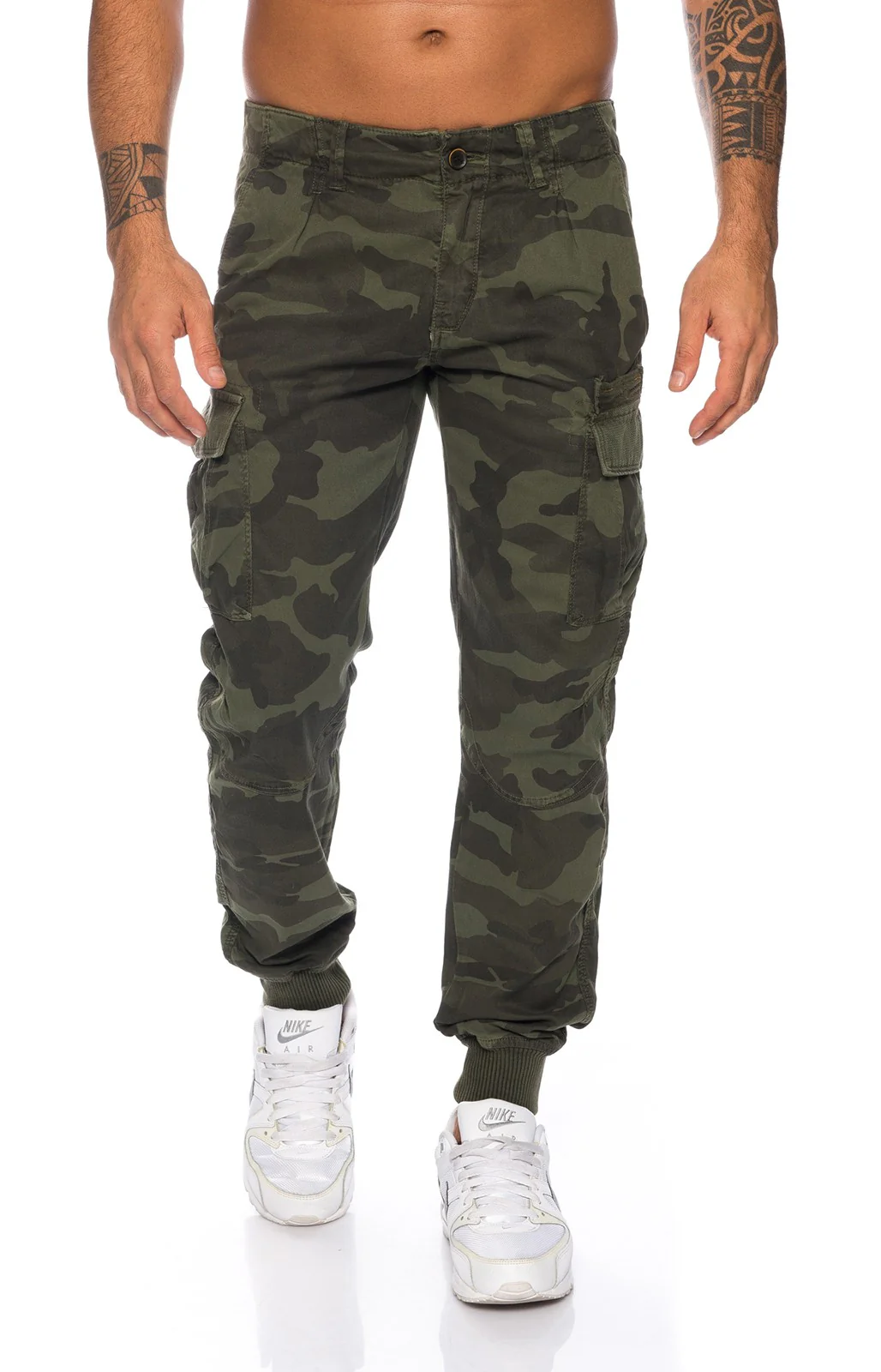 Herren Cargohose Army-Look Herrenhose H-099 - Image 4