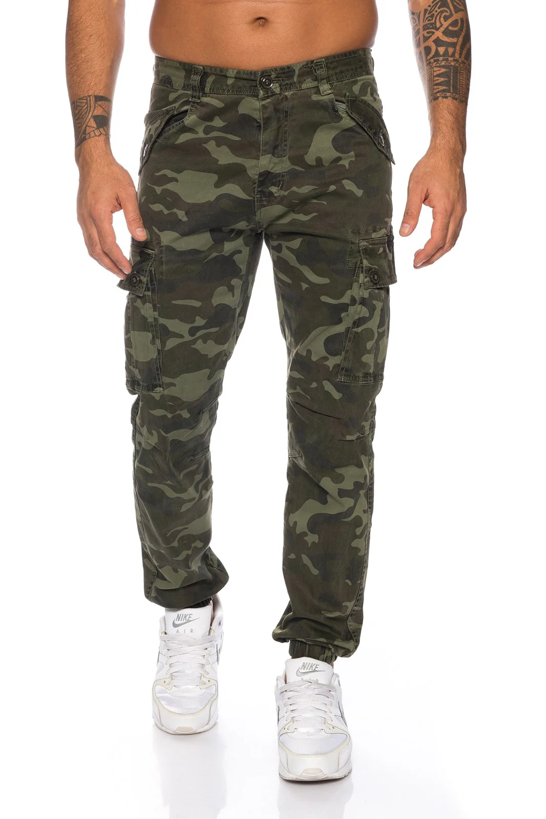 Herren Cargohose Army-Look Herrenhose H-099 - Image 5