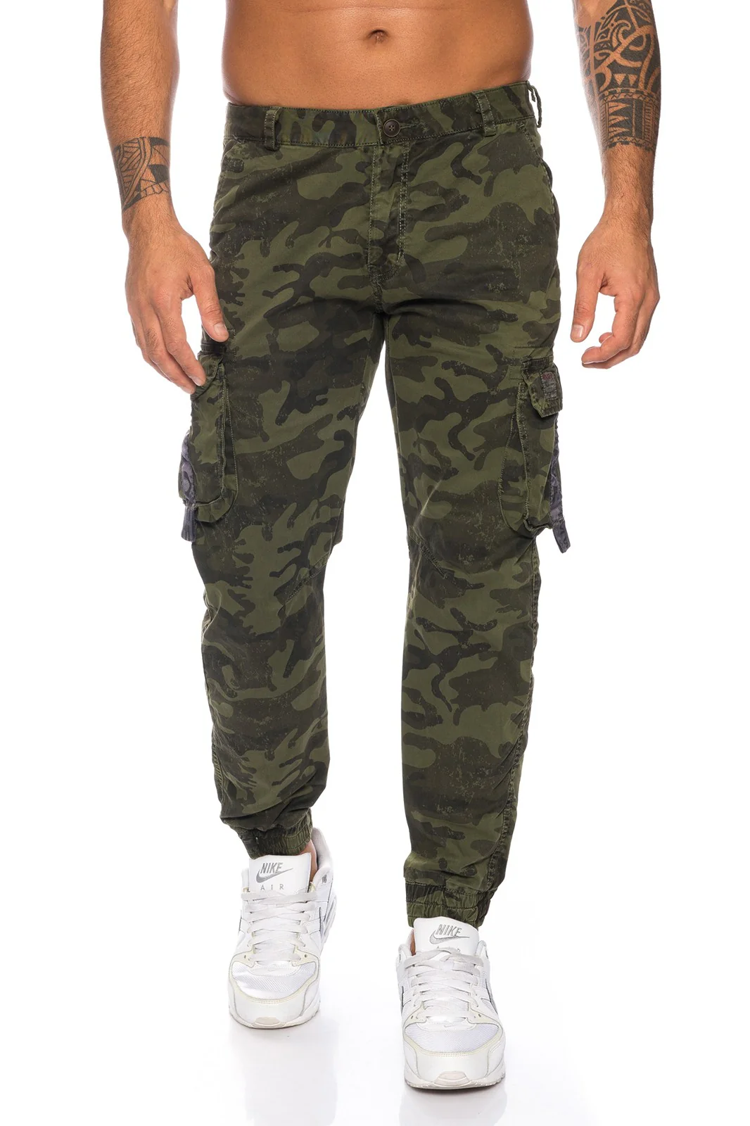 Herren Cargohose Army-Look Herrenhose H-099 - Image 6