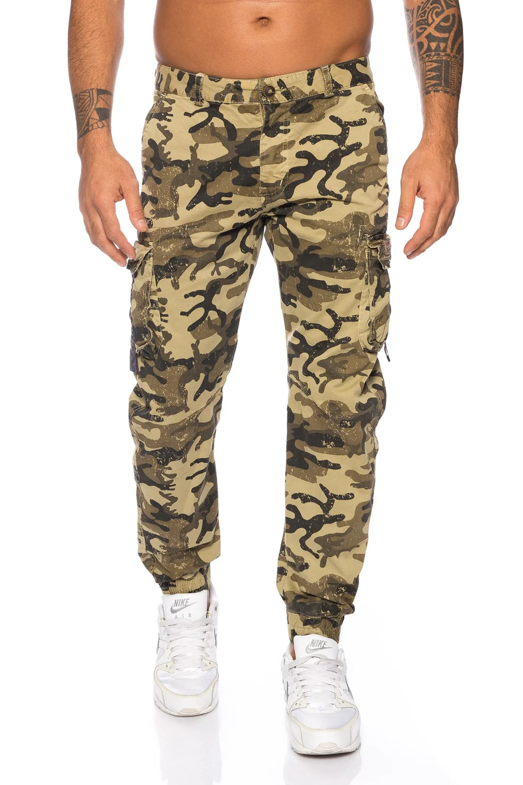 Herren Cargohose Army-Look Herrenhose H-099 - Image 8