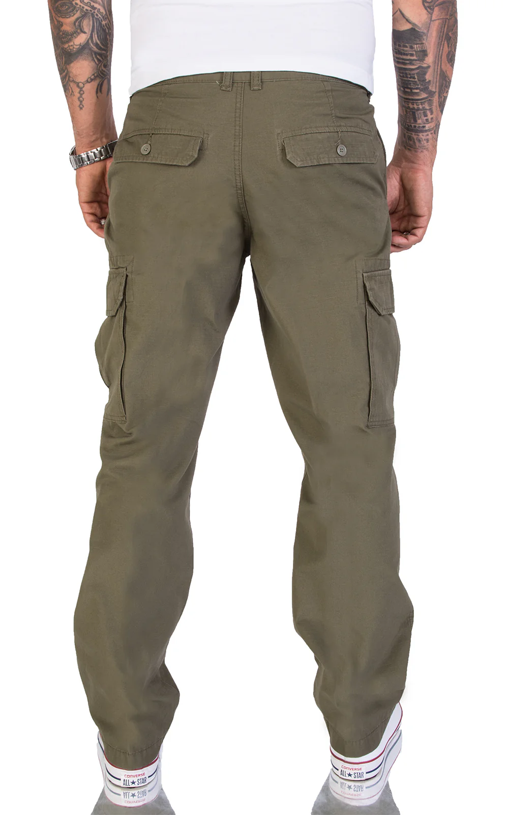 Herren Cargohose Comfort Fit mit Seitentaschen H-194 - Image 4
