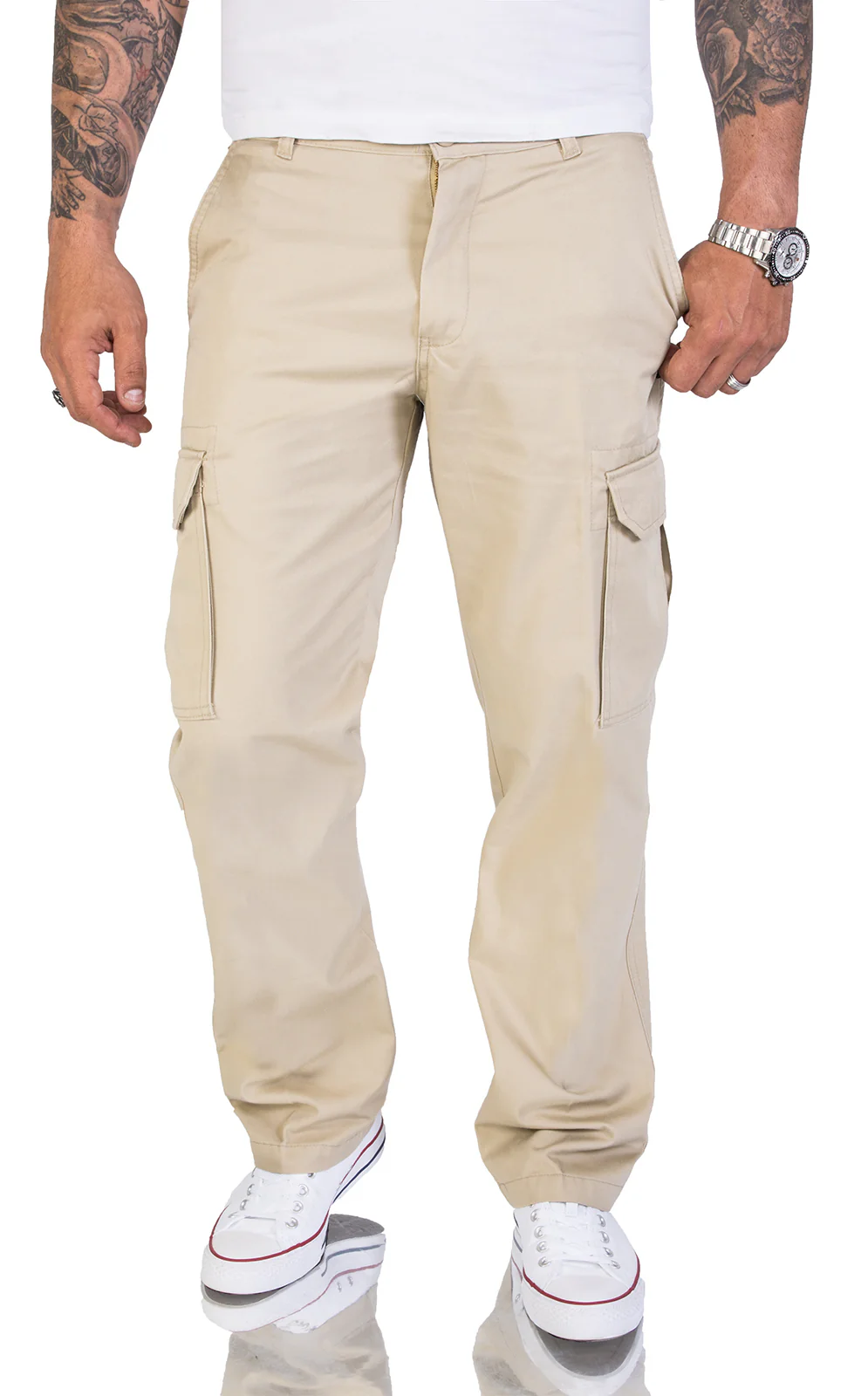 Herren Cargohose Comfort Fit mit Seitentaschen H-194 - Image 7