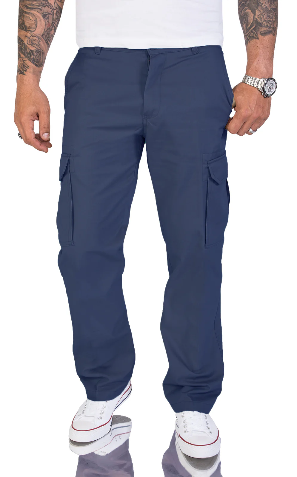 Herren Cargohose Comfort Fit mit Seitentaschen H-194 - Image 8