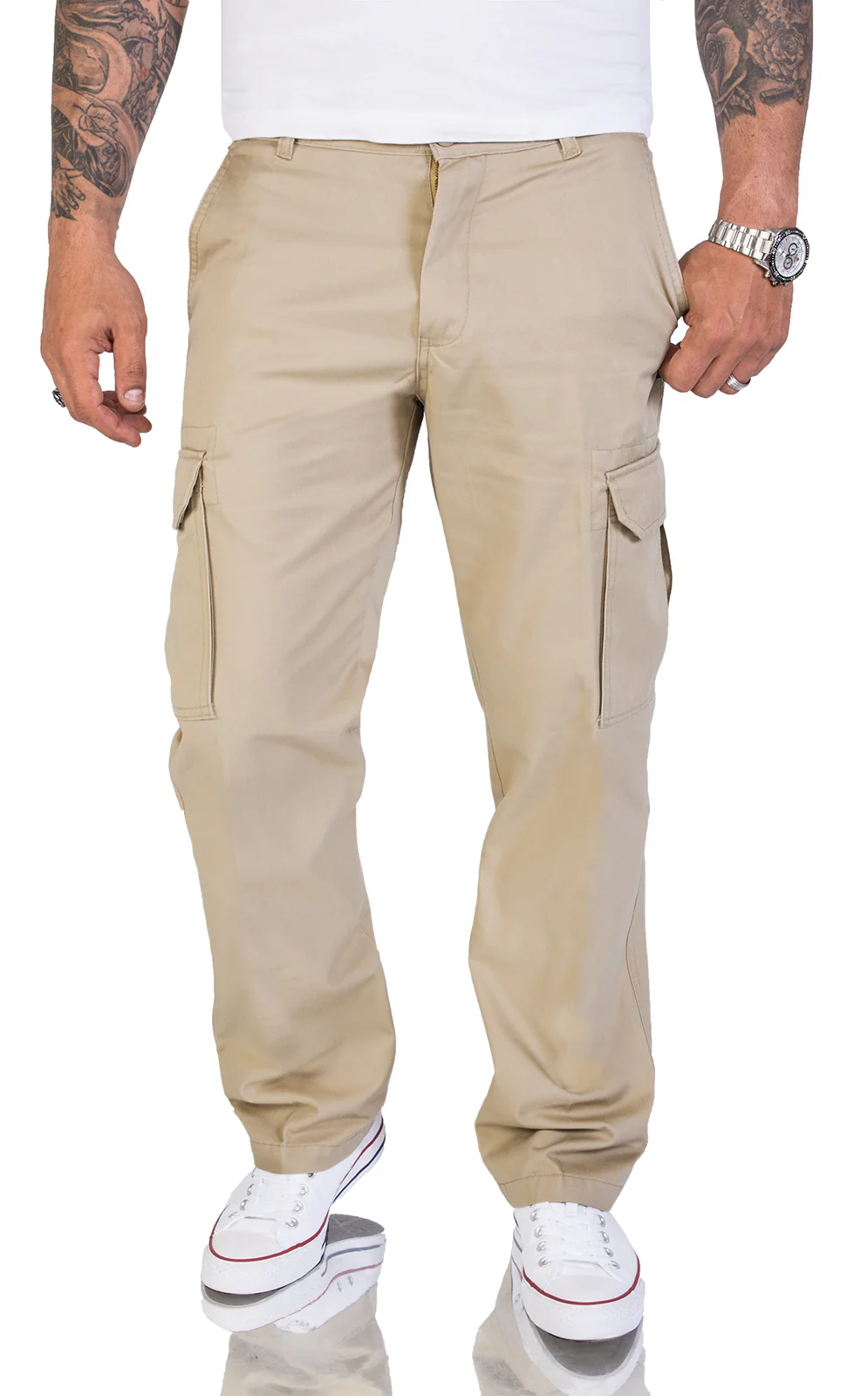 Herren Cargohose Comfort Fit mit Seitentaschen H-194 - Image 9