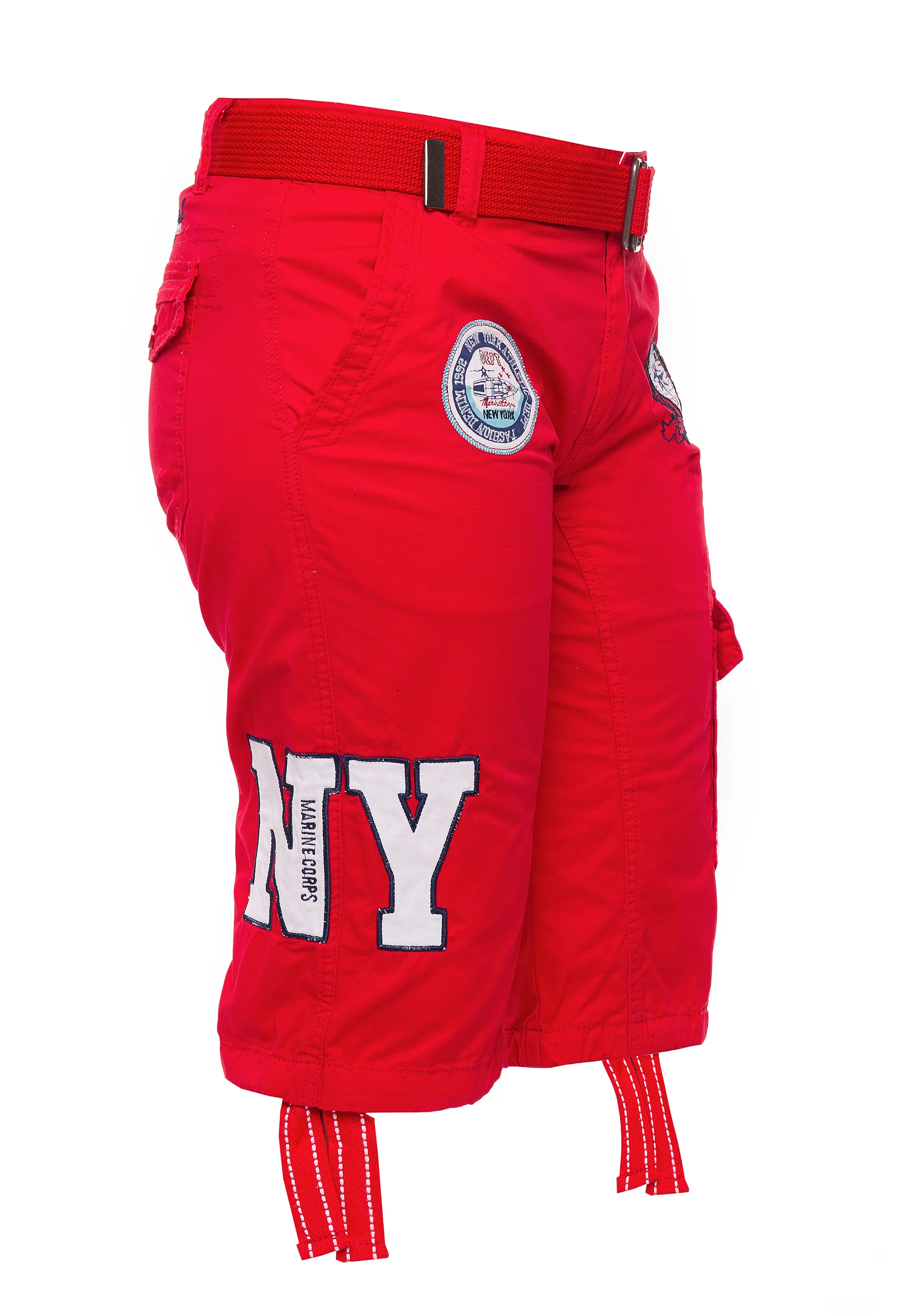 Herren Cargoshorts mit Gürtel Regular Fit H-032 - Image 5