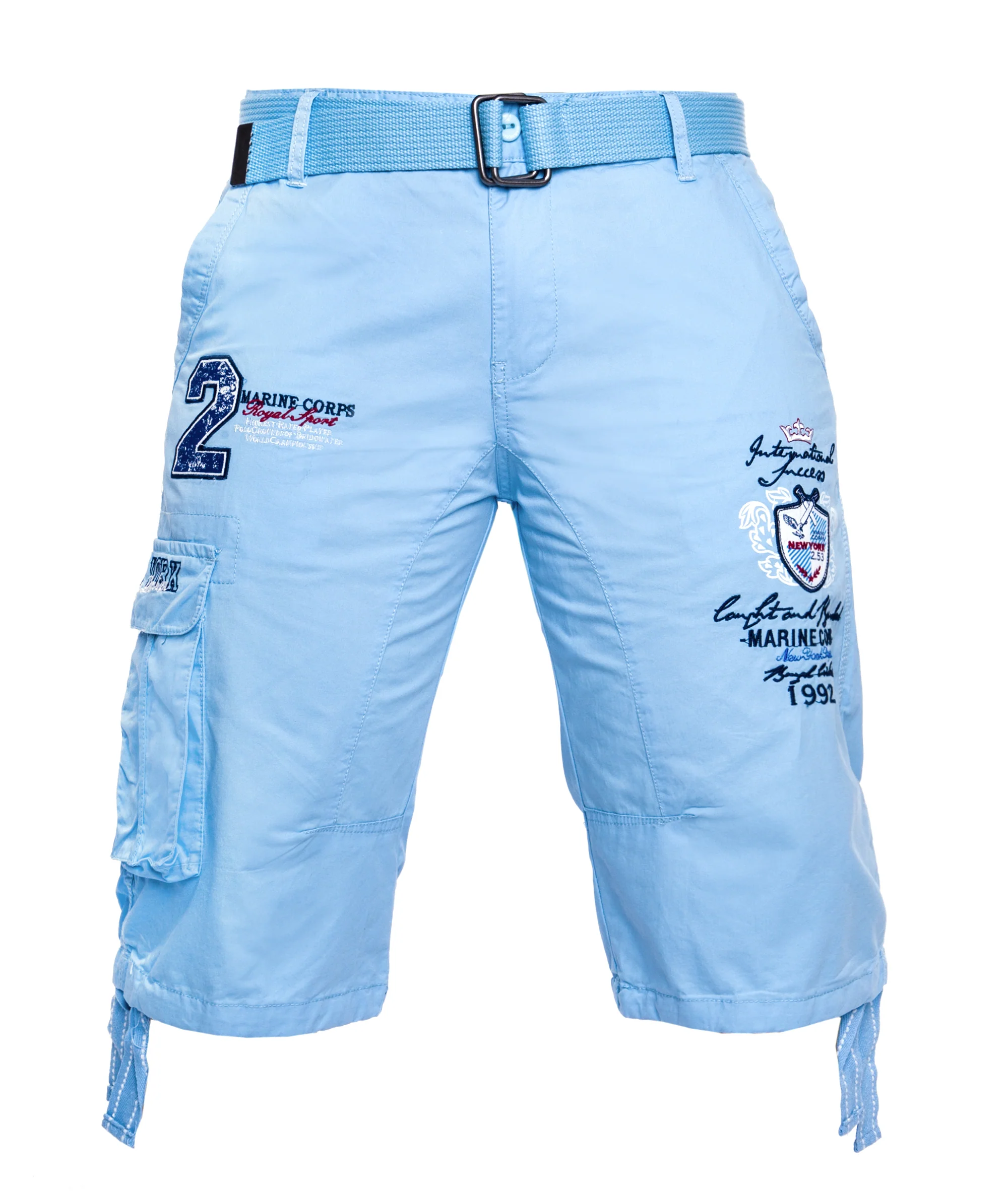 Herren Cargoshorts mit Gürtel Regular Fit H-034 - Image 2