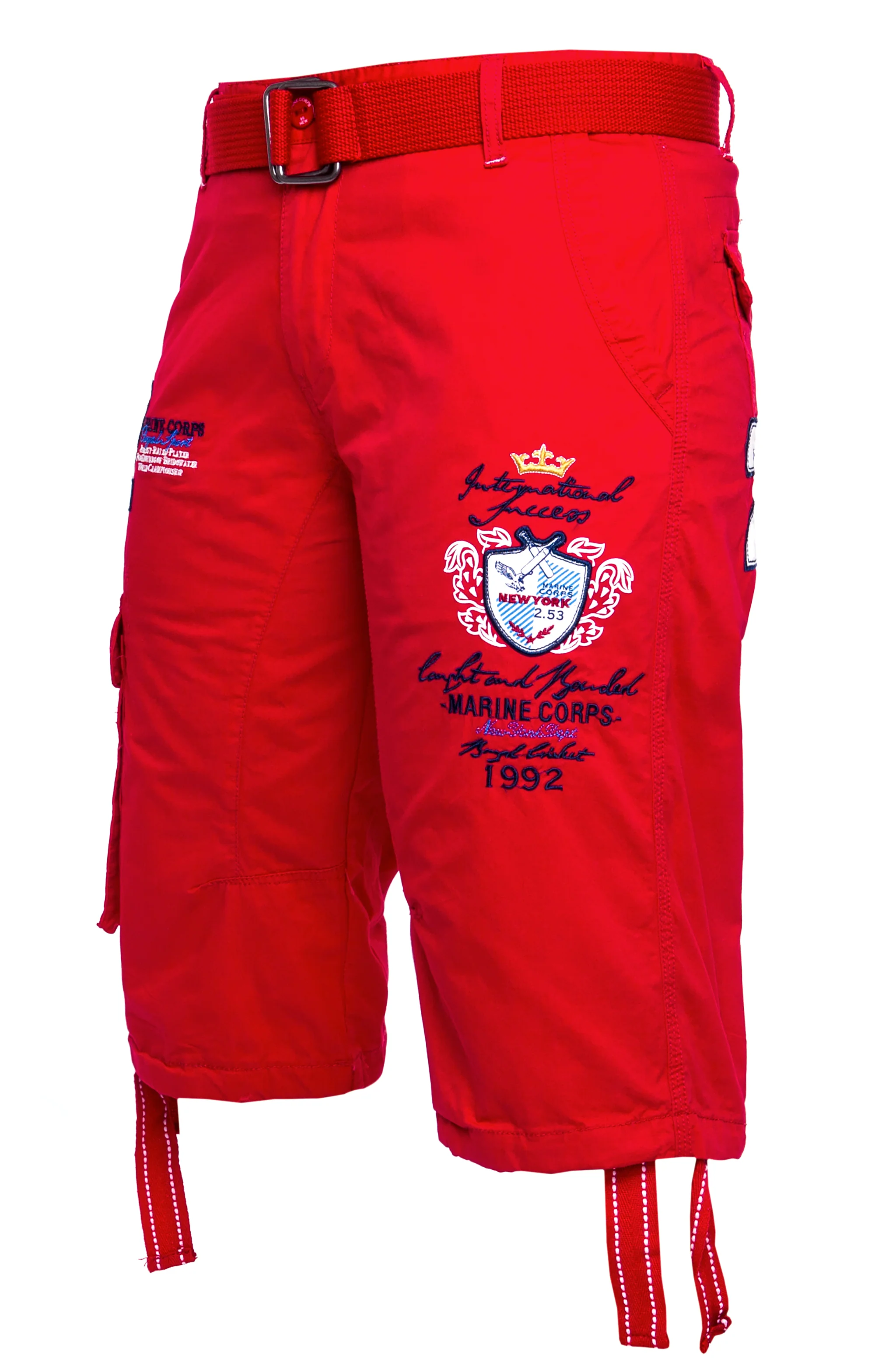 Herren Cargoshorts mit Gürtel Regular Fit H-034 - Image 6