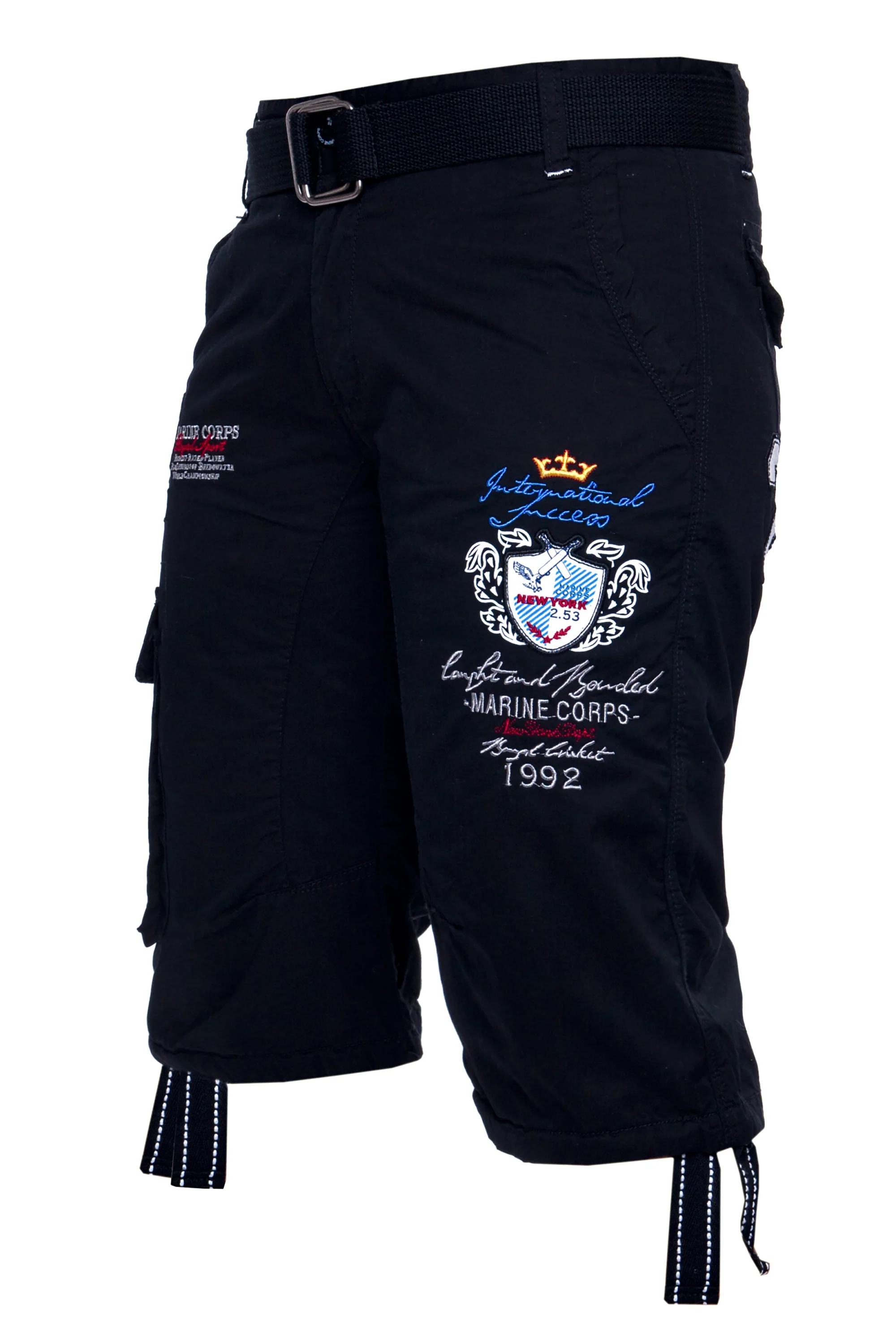 Herren Cargoshorts mit Gürtel Regular Fit H-034 - Image 9