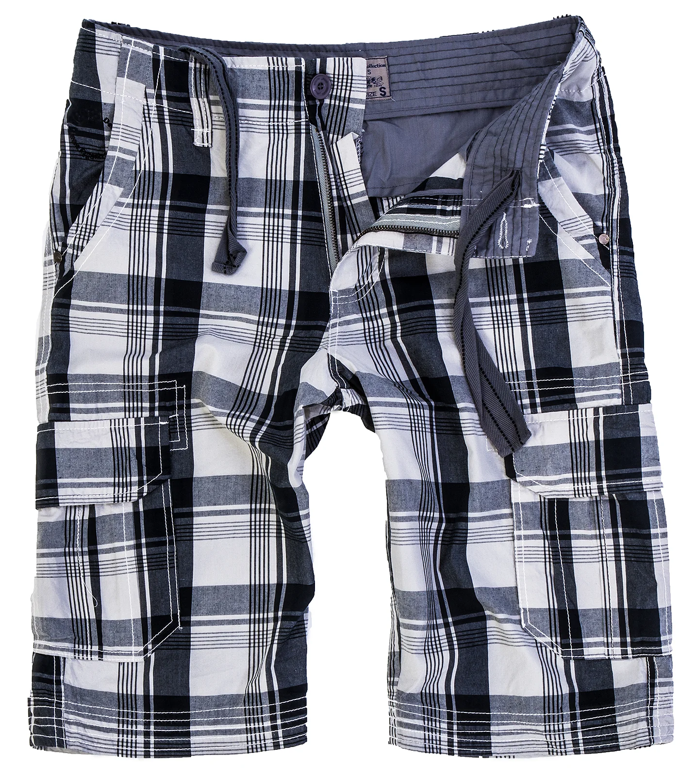 Herren Carogshorts mit Karomuster H-158
