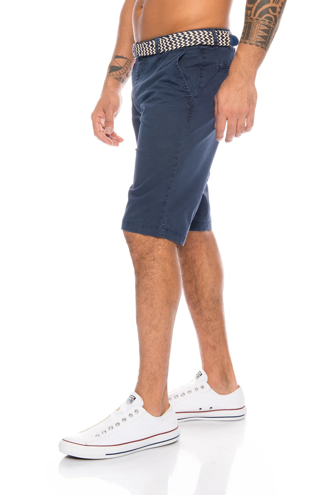Herren Chino Shorts inkl Gürtel H-109 - Image 3