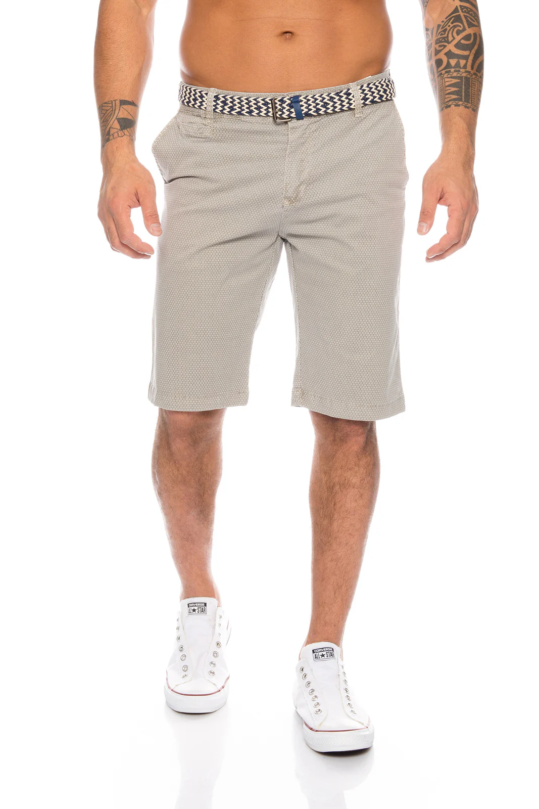 Herren Chino Shorts inkl Gürtel H-109 - Image 7