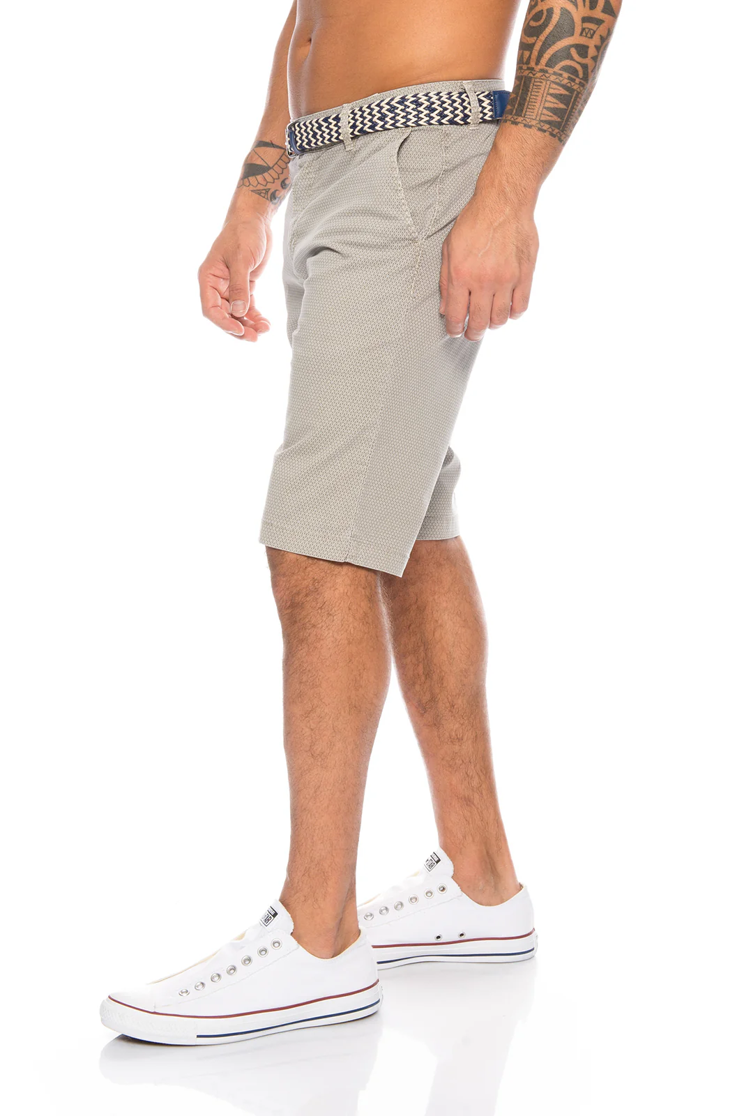 Herren Chino Shorts inkl Gürtel H-109 - Image 8