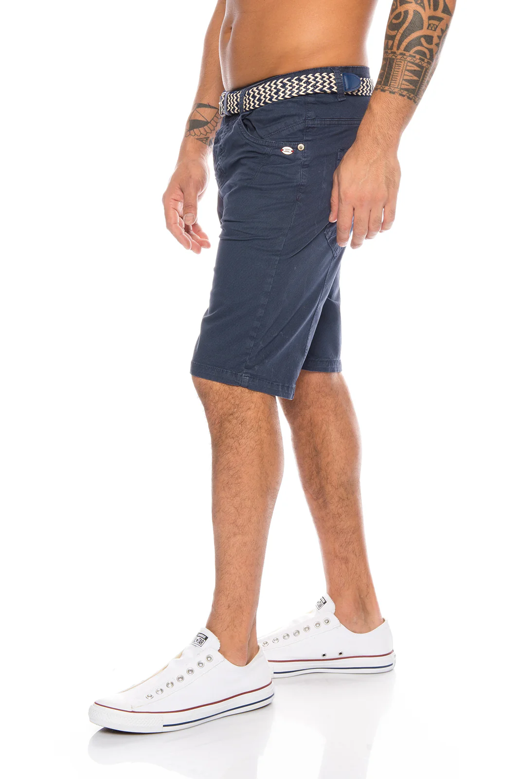 Herren Chino Shorts inkl Gürtel H-111 - Image 2
