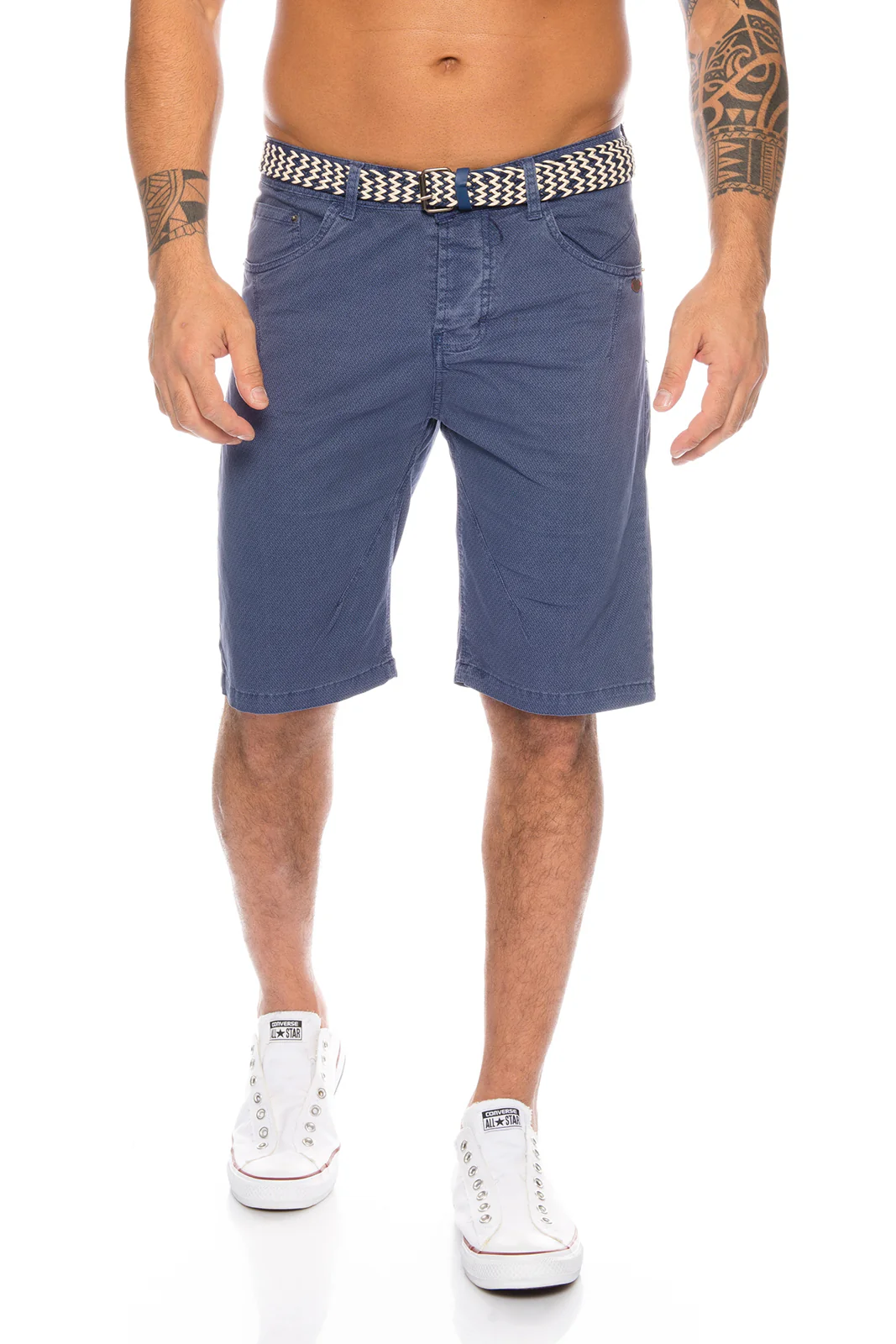 Herren Chino Shorts inkl Gürtel H-111 - Image 4