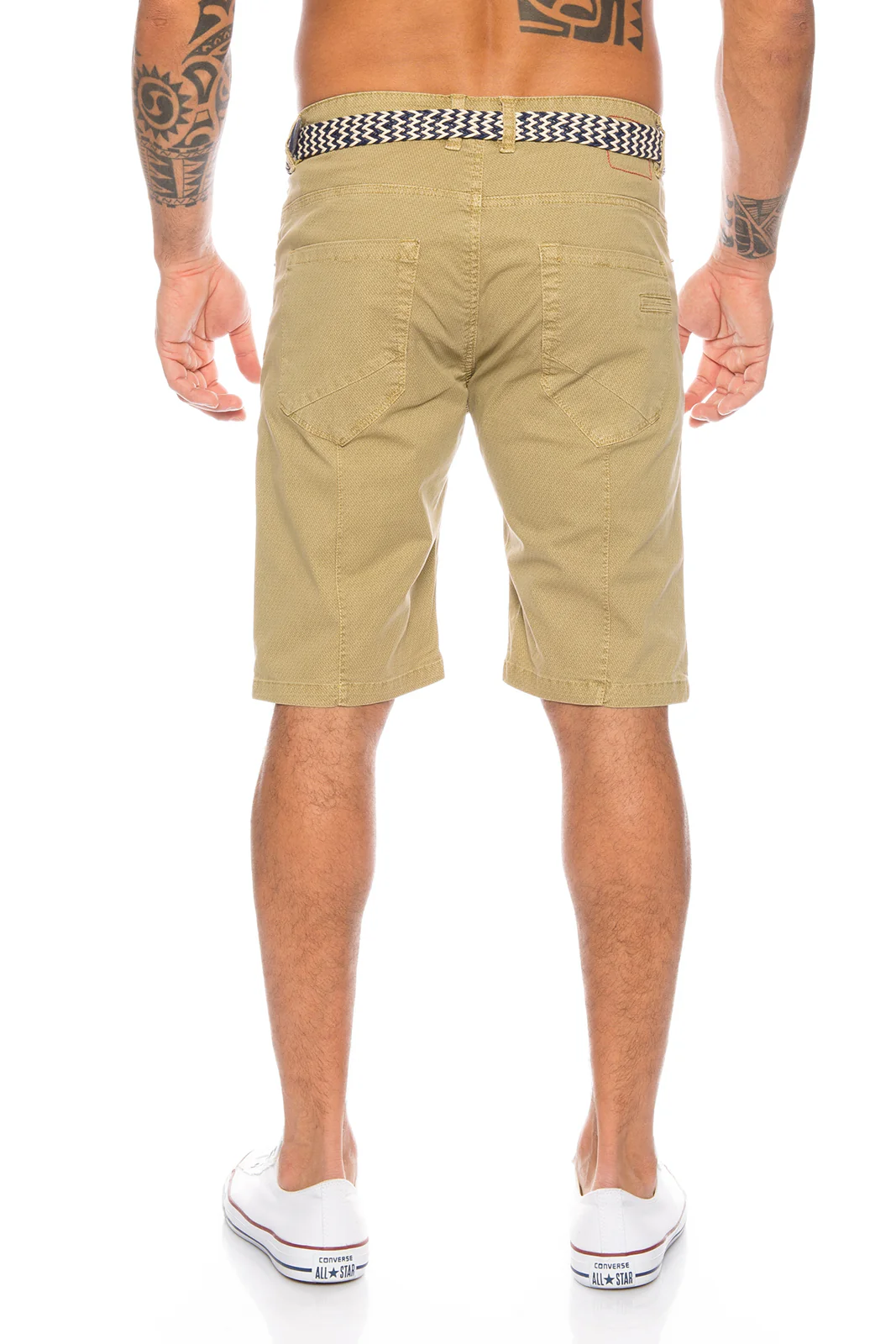 Herren Chino Shorts inkl Gürtel H-111 - Image 9