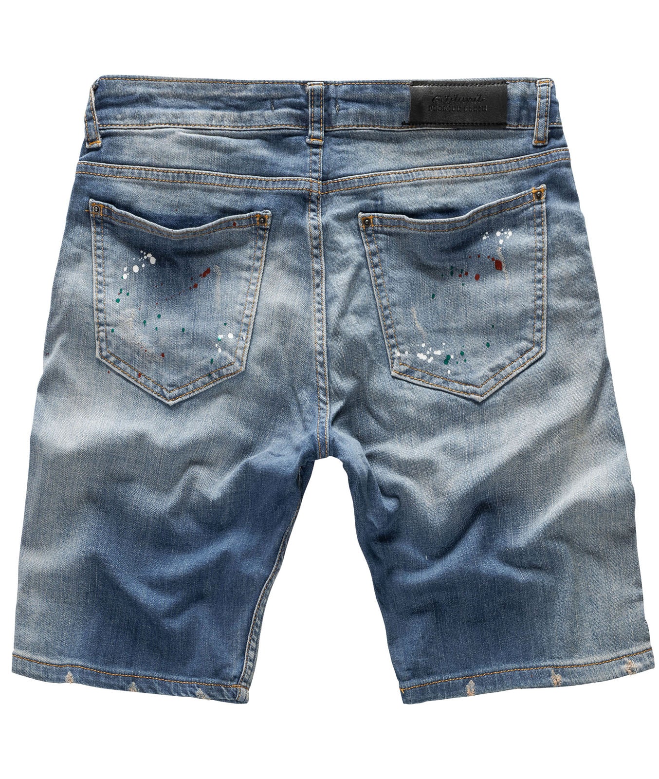 Herren Jeansshorts mit Patches H-117 - Image 6