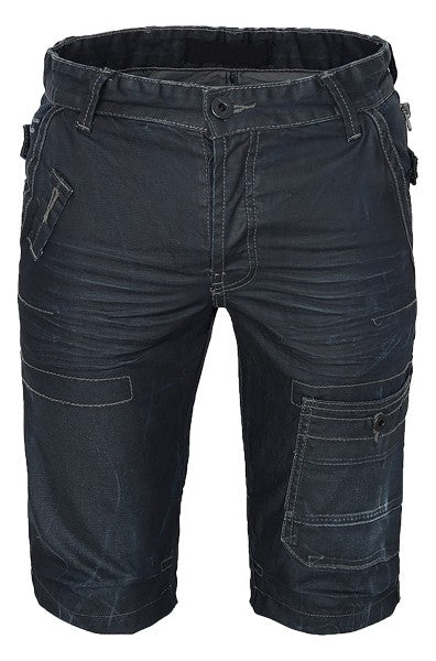 Herren Jeansshorts mit Tasche Dunkelblau H-067