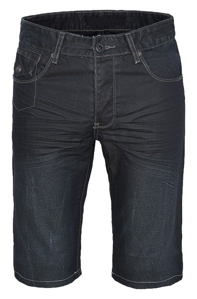Herren Jeansshorts Regular Fit Dunkelblau H-066