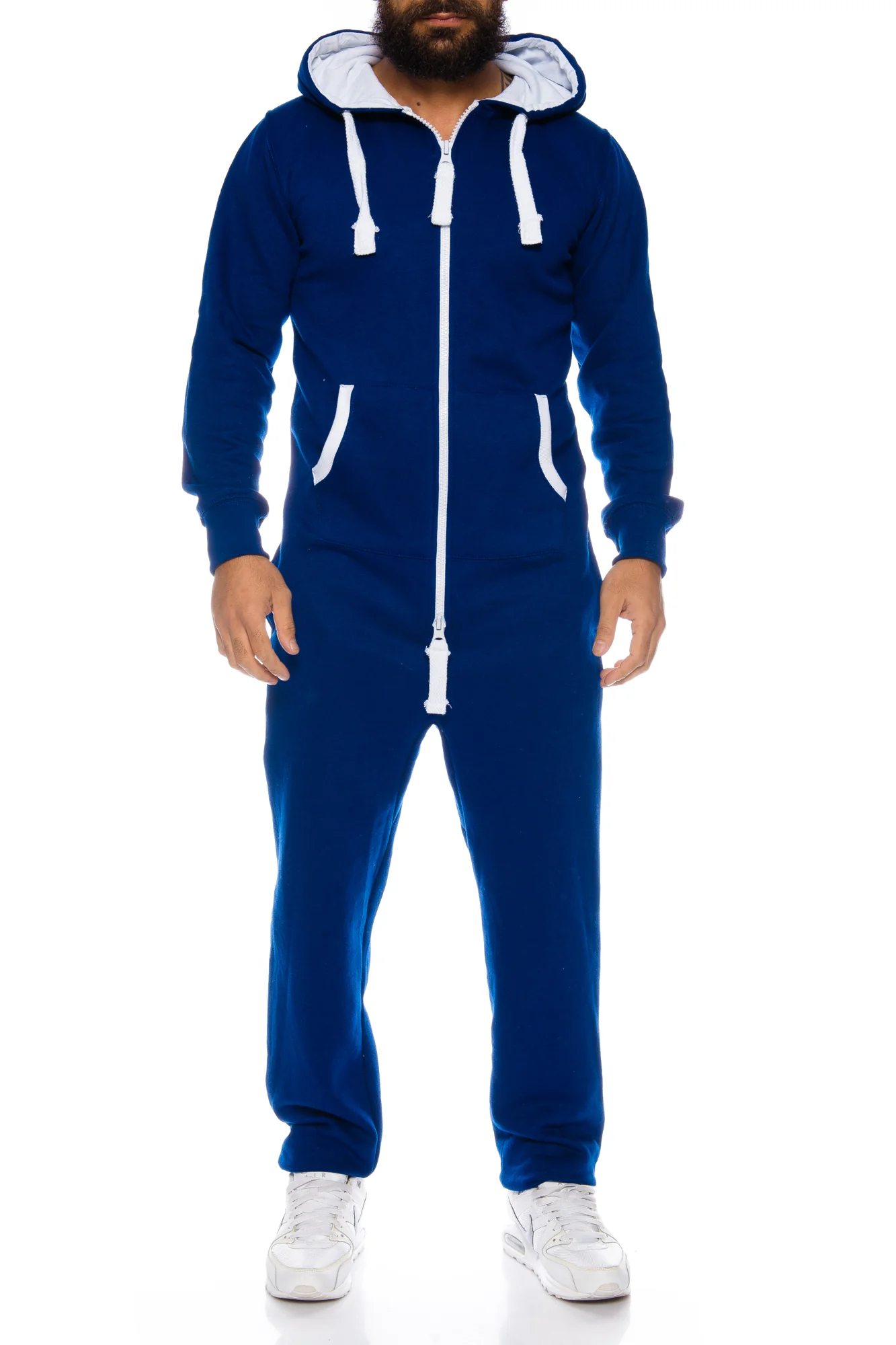 Herren Overall Jumpsuit Onesie Jogger Trainingsanzug H-120 - Image 10