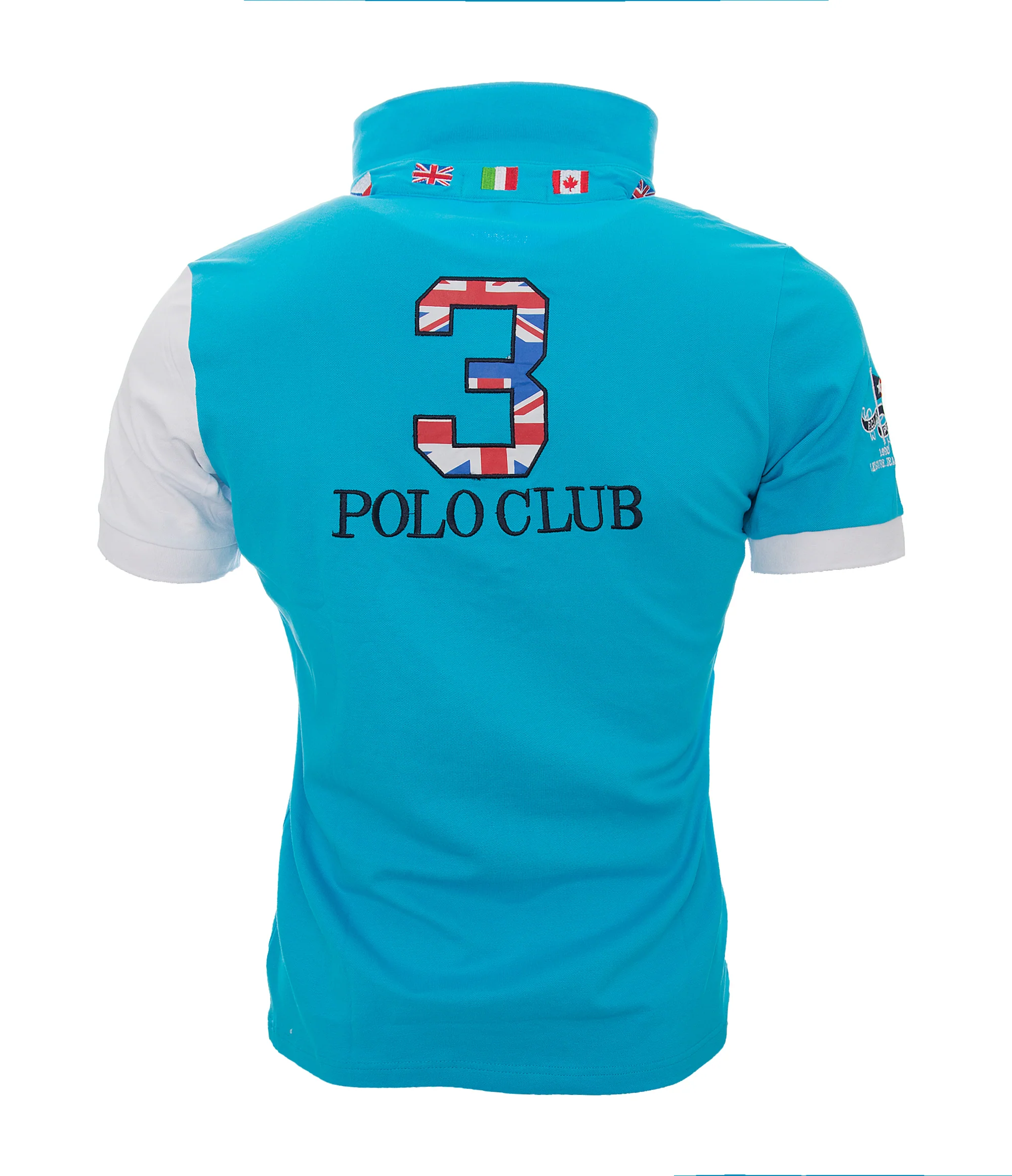 Herren Polo T-Shirt mit Logo Regular Fit H-043 - Image 3